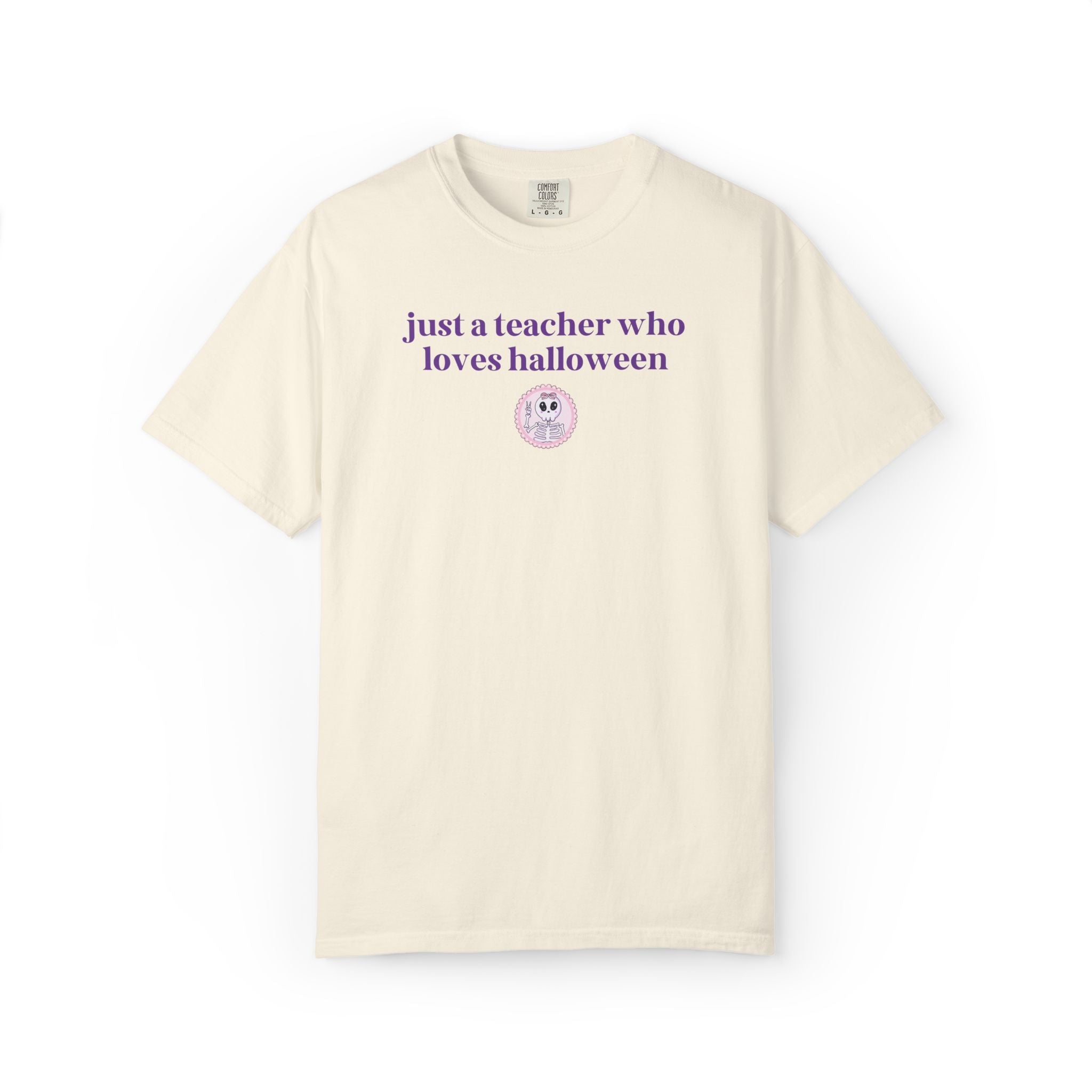 High School Teacher Halloween Tee Shirt with Funny Sayings, Silly Gen Z Aesthetic Preppy Teacher Matching Tee Shirt, Spooky Season or Fall - Opal and June