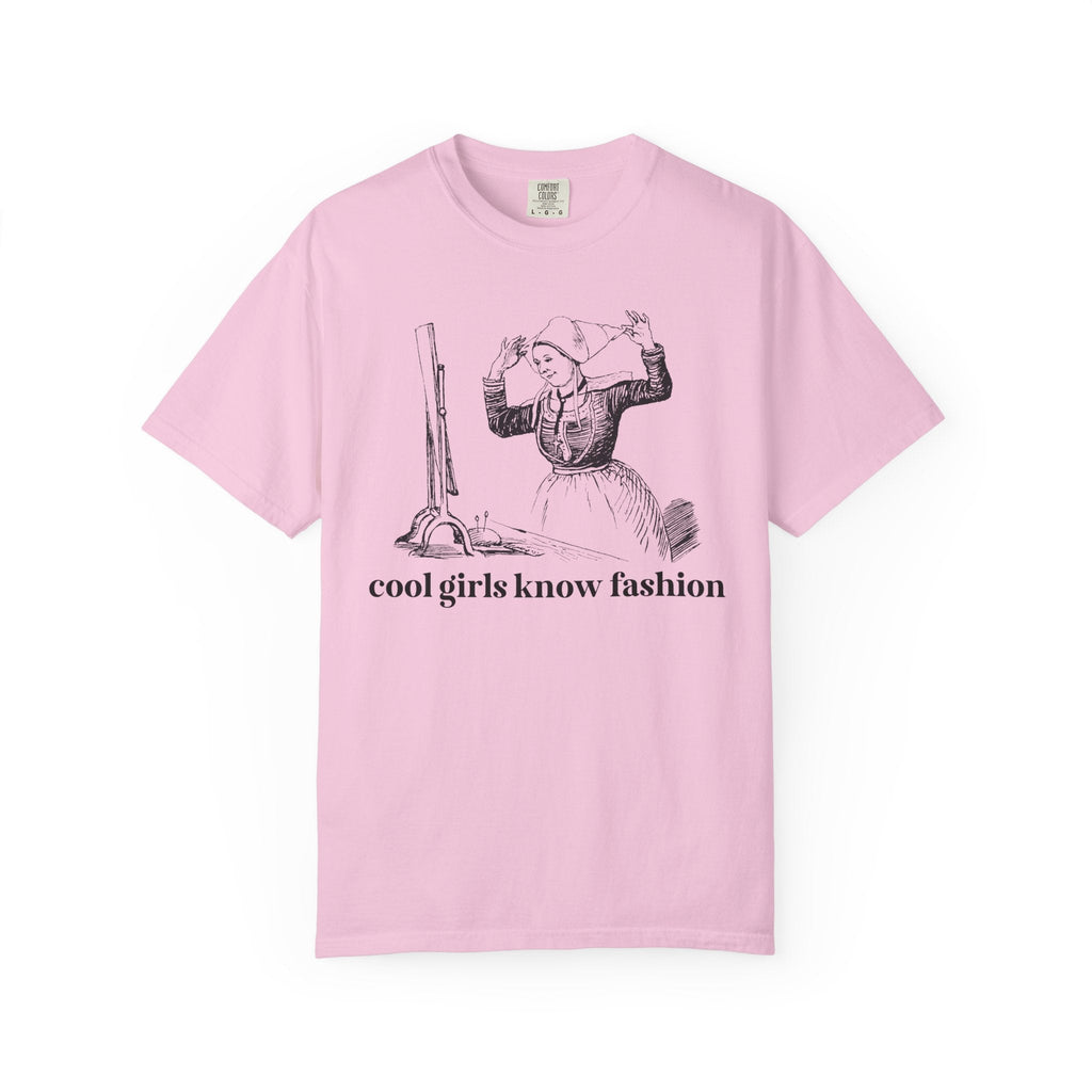 Historical Fashion Vintage Aesthetic Tee Shirt, Fashion History Major, Cute Humanities Professor Present, Funny Saying Women's History Gift - Opal and June