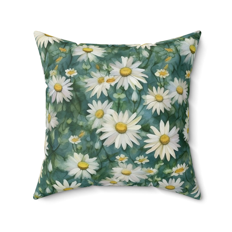 Historical Romance Pillow: Bookish Decor with Cottagecore Flowers and Doves | Floral Book Lover Pillow for Regency Romance Reader - Opal and June