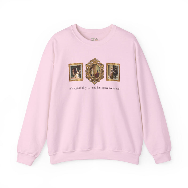 Historical Romance Reader Sweatshirt, Art Historian: Famous Paintings, Edmund Blair Leighton, Pre - Raphaelite Art Movement, Bookworm Gift - Opal and June