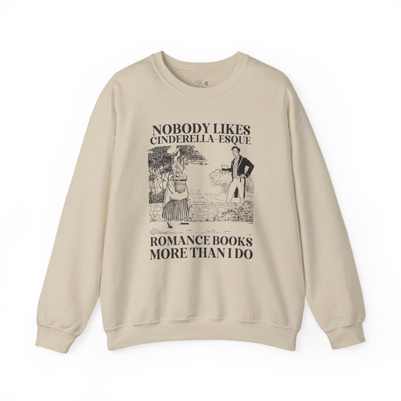 Historical Romance Sweatshirt, Romance Reader Who Loves Books Inspired by Brothers Grimm, Hans Christian Andersen Cinderella Fairy Tale - Opal and June