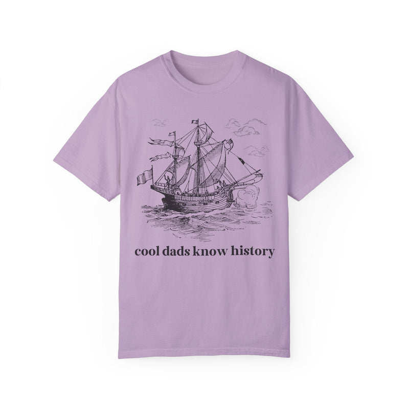 History Buff Tee Shirt for Father's Day: Cool Dads Know History, History Teacher Gift for Dad Who Loves Social Studies, Funny Saying T-Shirt - Opal and June