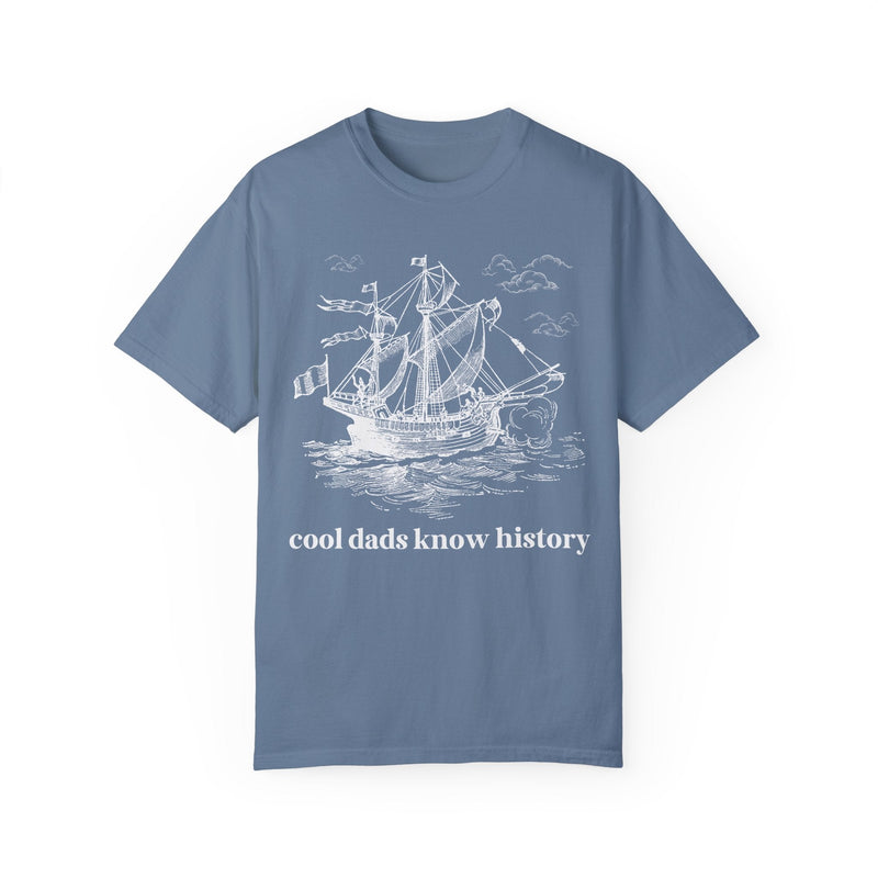 History Buff Tee Shirt for Father's Day: Cool Dads Know History, History Teacher Gift for Dad Who Loves Social Studies, Funny Saying T-Shirt - Opal and June