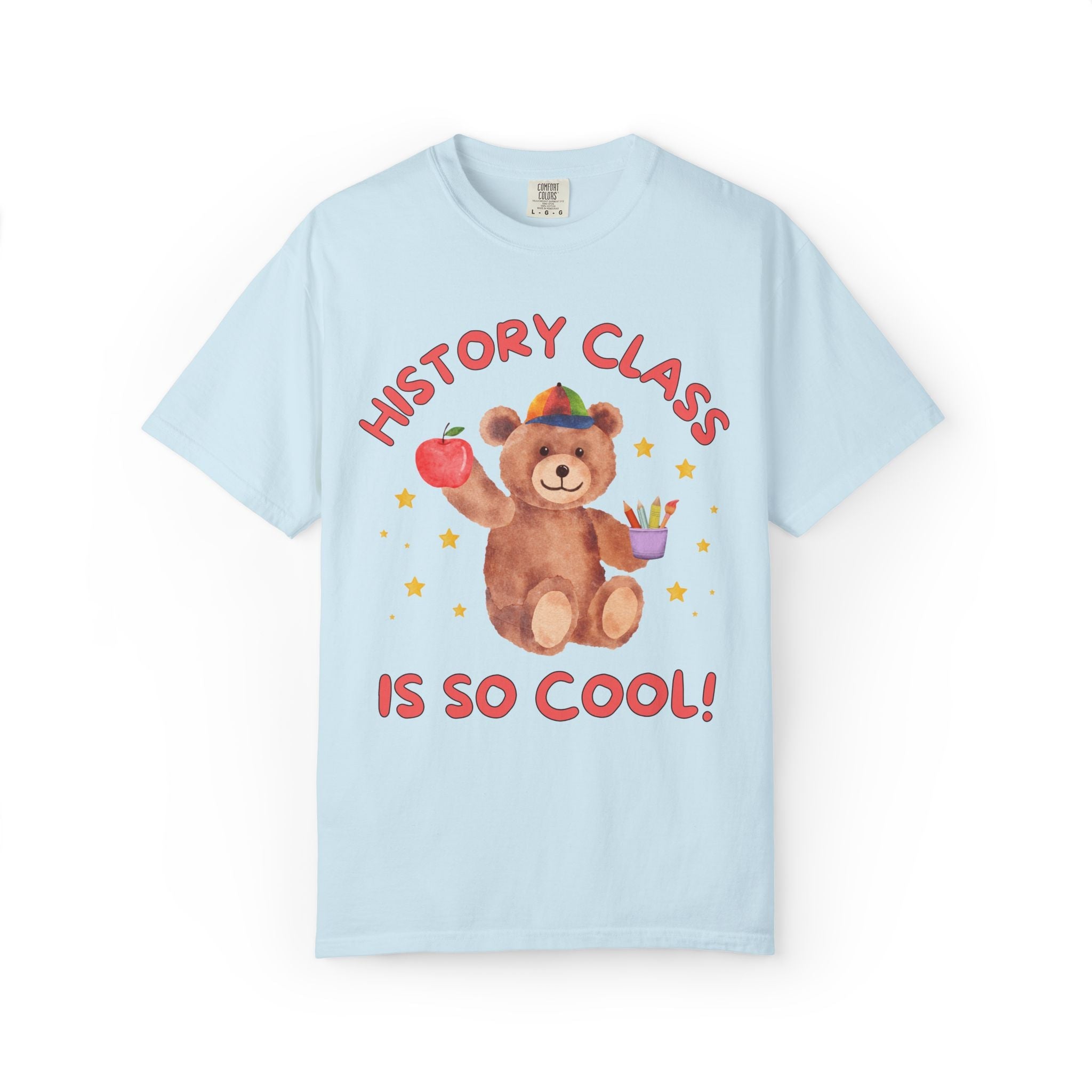 History Class is So Cool: Cute Cottagecore Bear T-Shirt for Back to School, 90s Aesthetic Animal Lover Matching Teacher T-Shirt - Opal and June