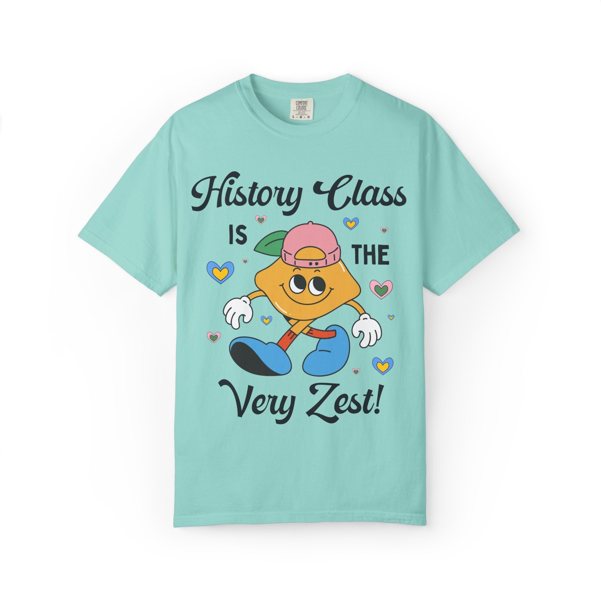 History Class is The Very Zest: Matching Teacher T-Shirt for Meet the Teacher Night or Back to School - Opal and June
