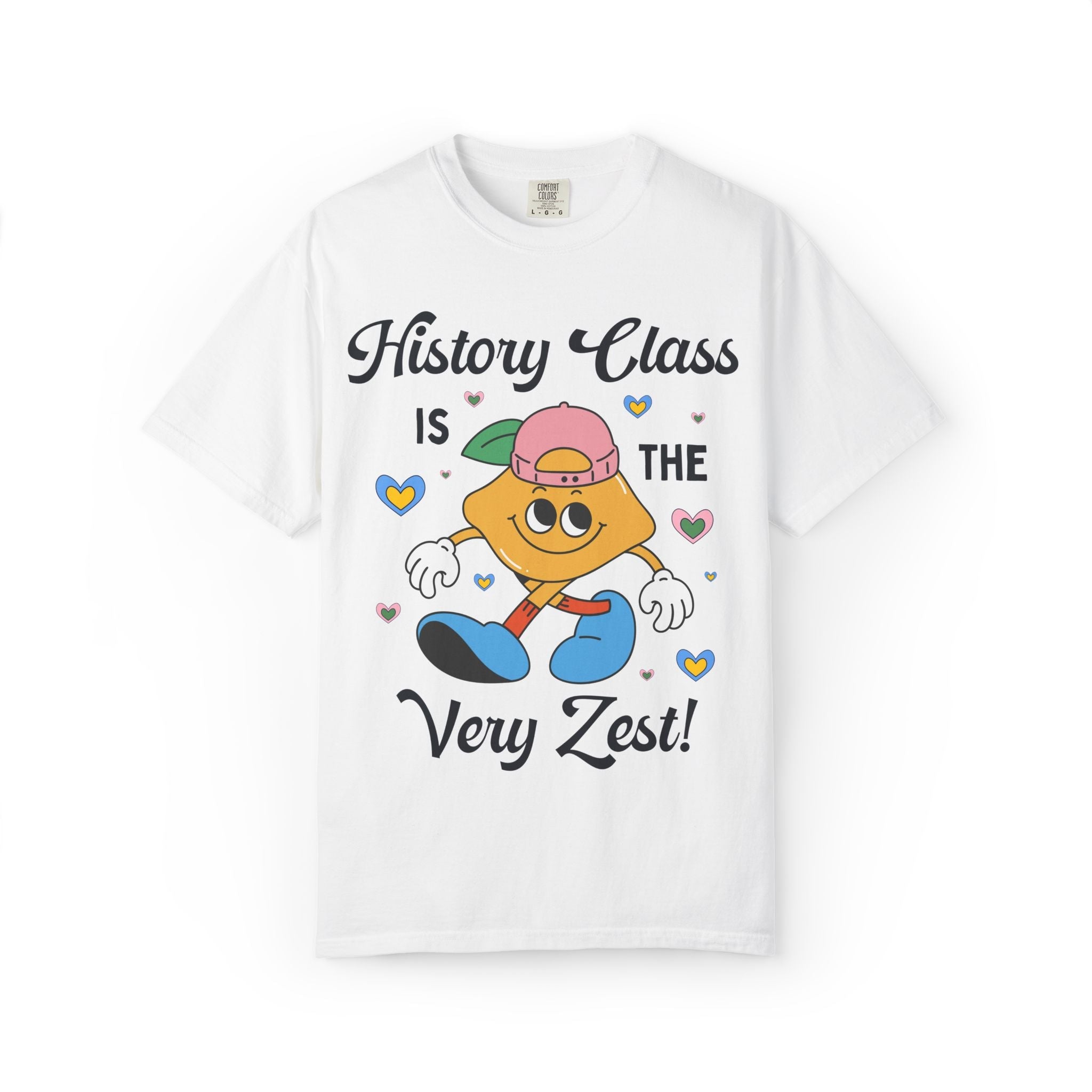 History Class is The Very Zest: Matching Teacher T-Shirt for Meet the Teacher Night or Back to School - Opal and June