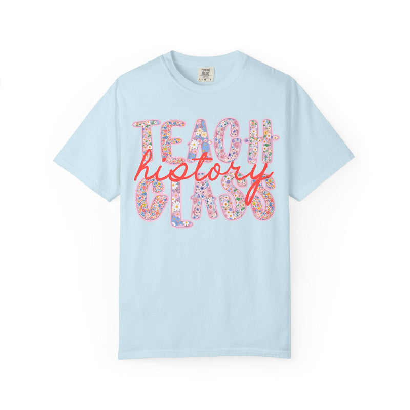 History Professor Tee Shirt for Back to School, Cute Floral History Department T-Shirt, History or Social Studies Teacher, New Teacher Gift - Opal and June