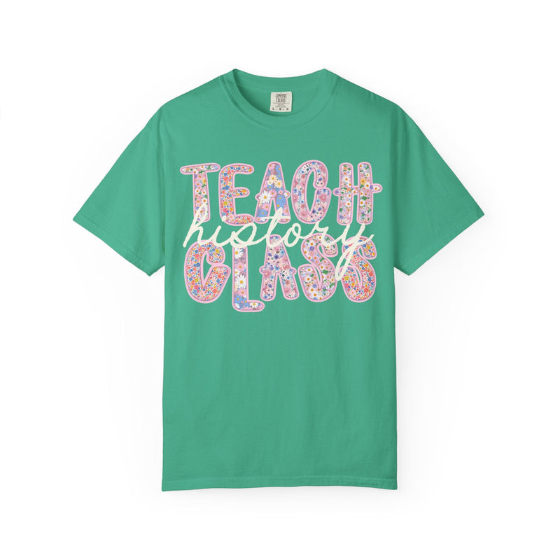 History Professor Tee Shirt for Back to School, Cute Floral History Department T-Shirt, History or Social Studies Teacher, New Teacher Gift - Opal and June