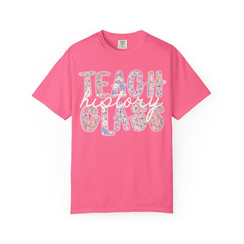History Professor Tee Shirt for Back to School, Cute Floral History Department T-Shirt, History or Social Studies Teacher, New Teacher Gift - Opal and June