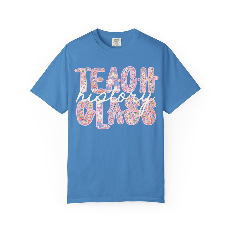 History Professor Tee Shirt for Back to School, Cute Floral History Department T-Shirt, History or Social Studies Teacher, New Teacher Gift - Opal and June
