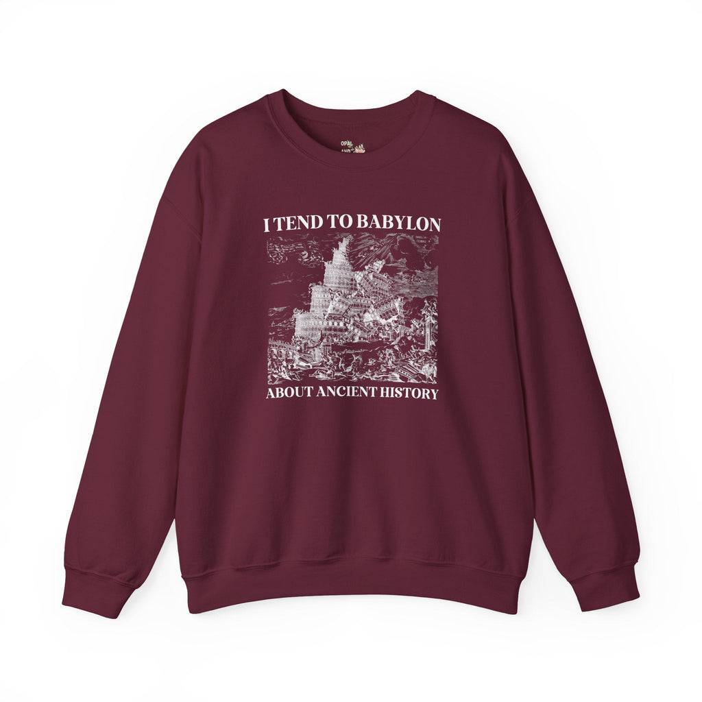 History Teacher Sweatshirt for Social Studies Teacher or History Buff, Funny Saying Ancient History Shirt for Historian, History Major Gift - Opal and June