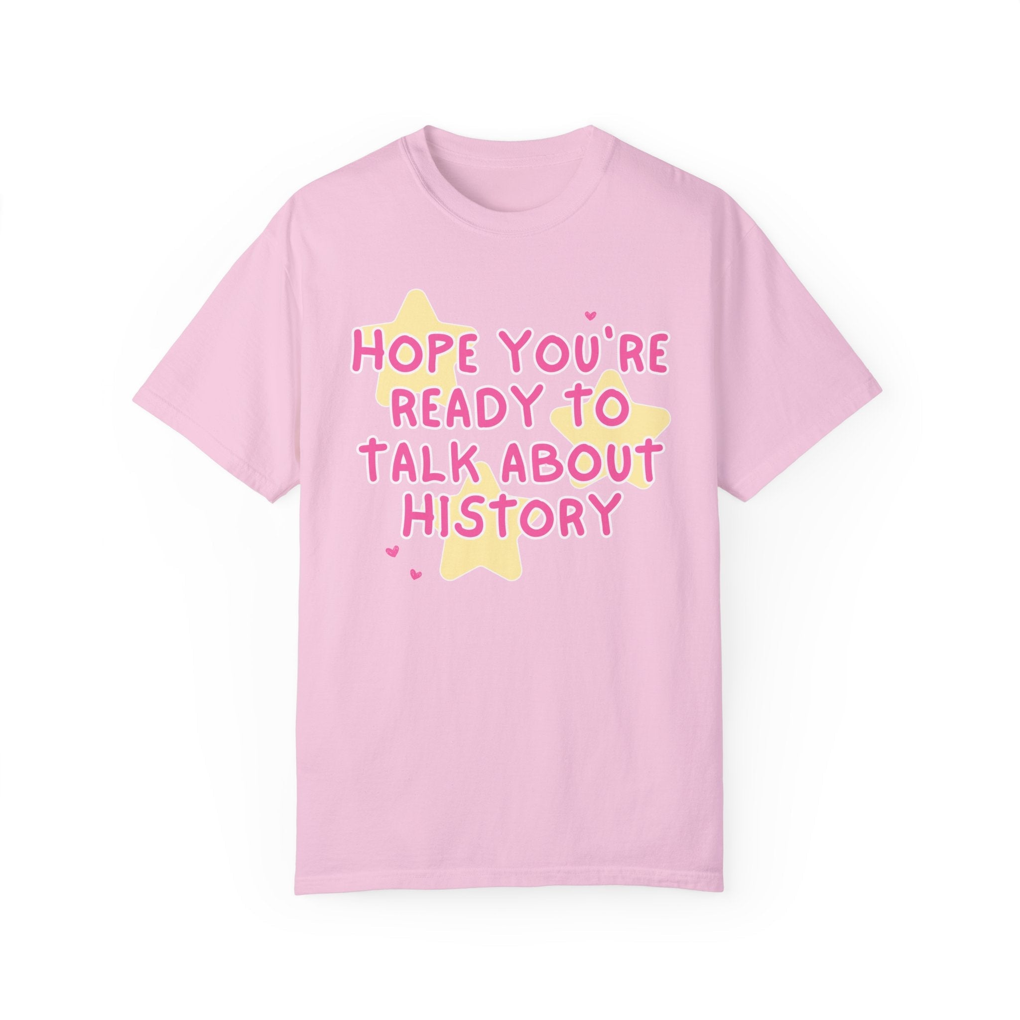 History Teacher T-Shirt with Stars: Cute Historian Gift for History Buff, Social Studies Teacher, Gift for Mom or Sister who Loves History - Opal and June