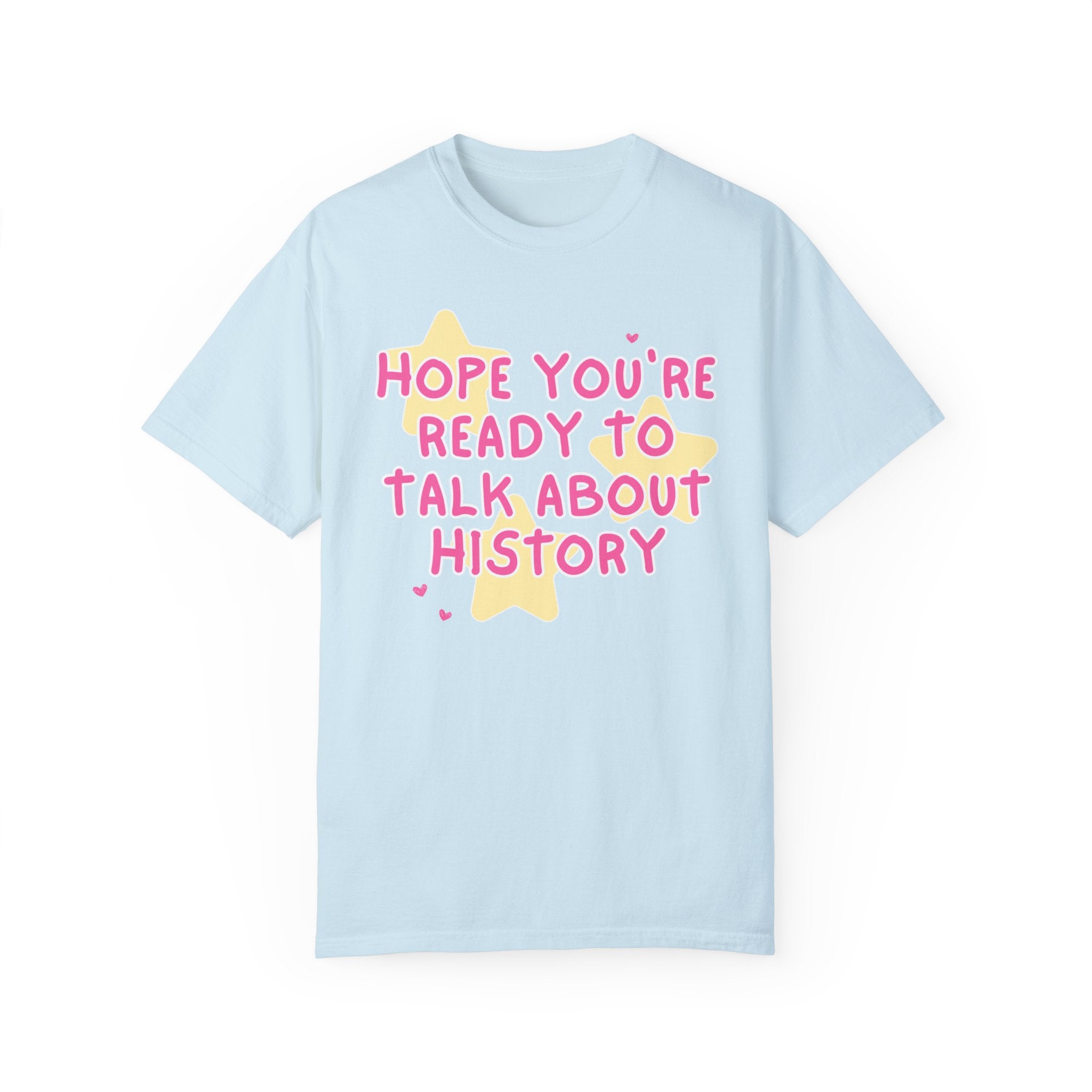 History Teacher T-Shirt with Stars: Cute Historian Gift for History Buff, Social Studies Teacher, Gift for Mom or Sister who Loves History - Opal and June