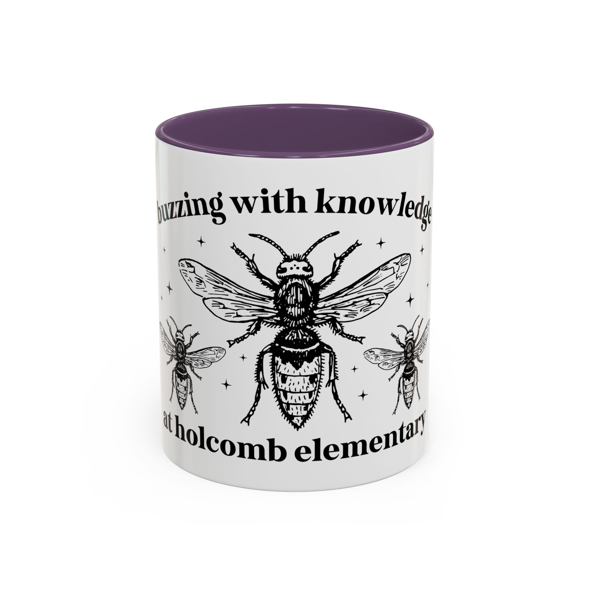 Holcomb Elementary School Coffee Mug: Buzzing with Knowledge - Opal and June