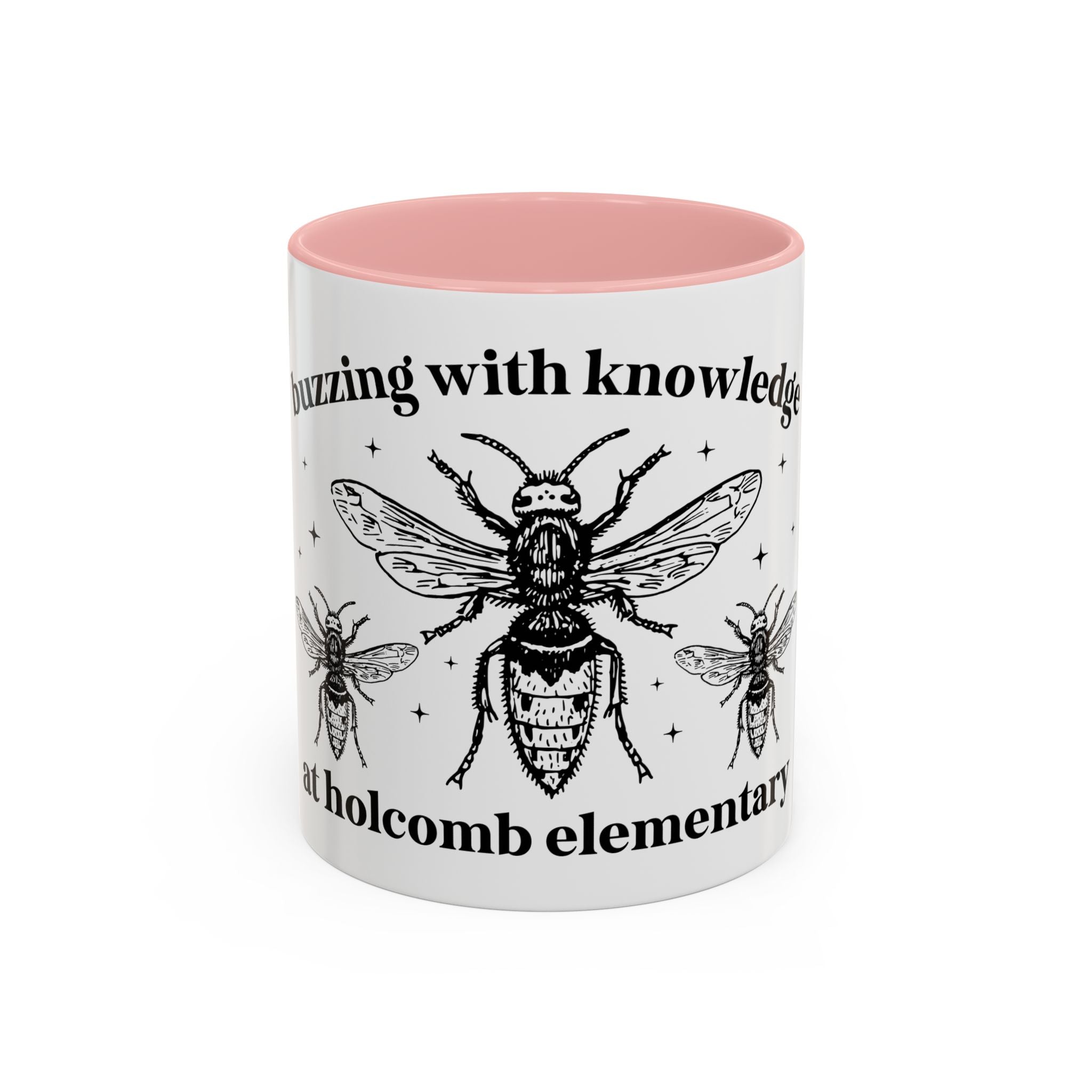 Holcomb Elementary School Coffee Mug: Buzzing with Knowledge - Opal and June