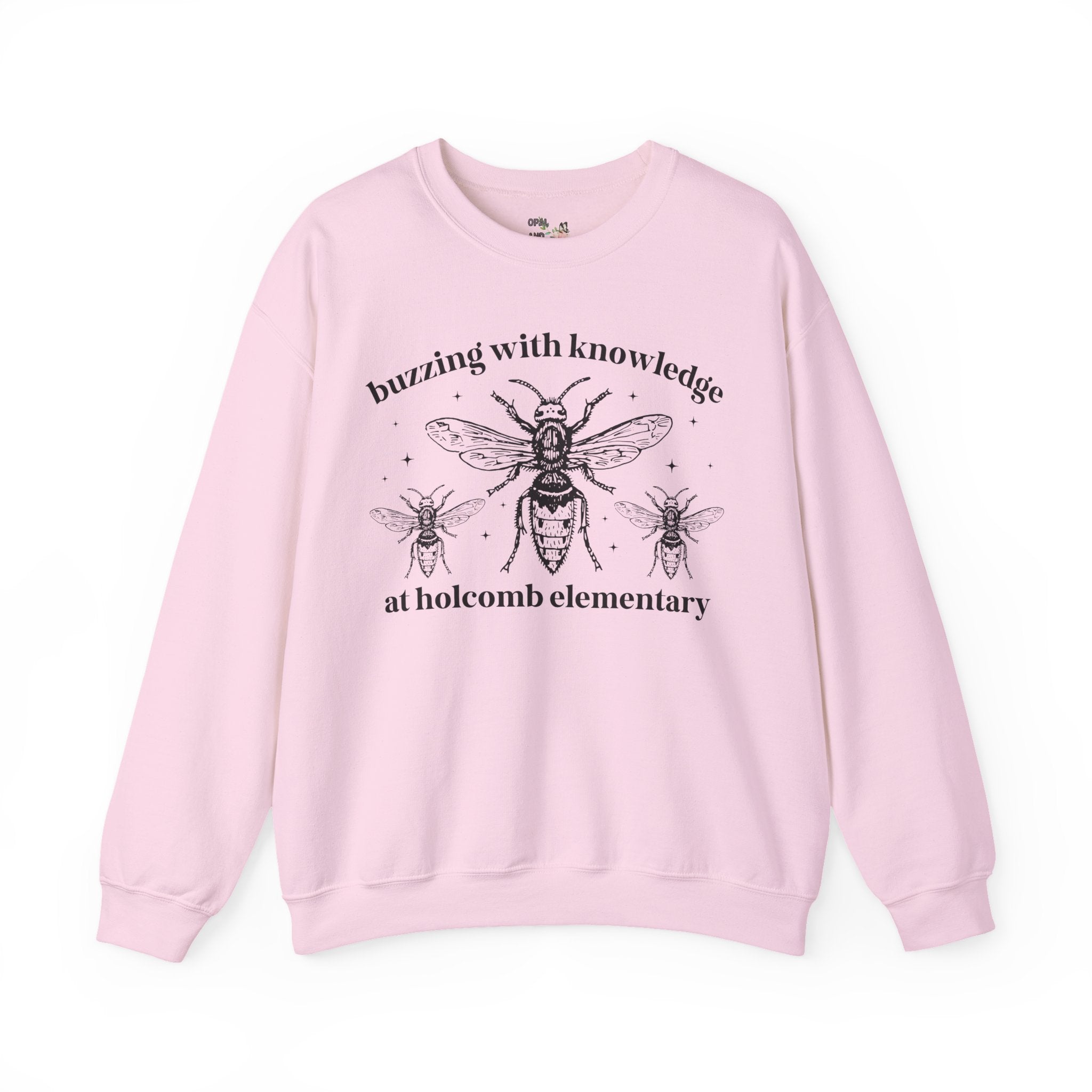 Holcomb Elementary School Sweatshirt: Buzzing with Knowledge - Opal and June