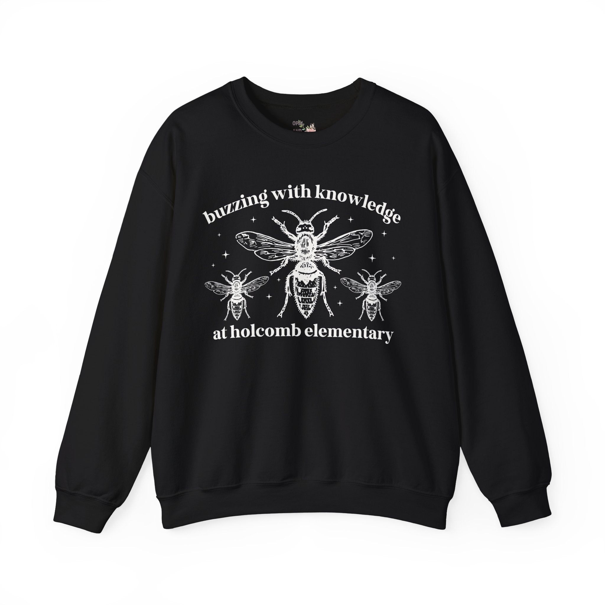 Holcomb Elementary School Sweatshirt: Buzzing with Knowledge - Opal and June