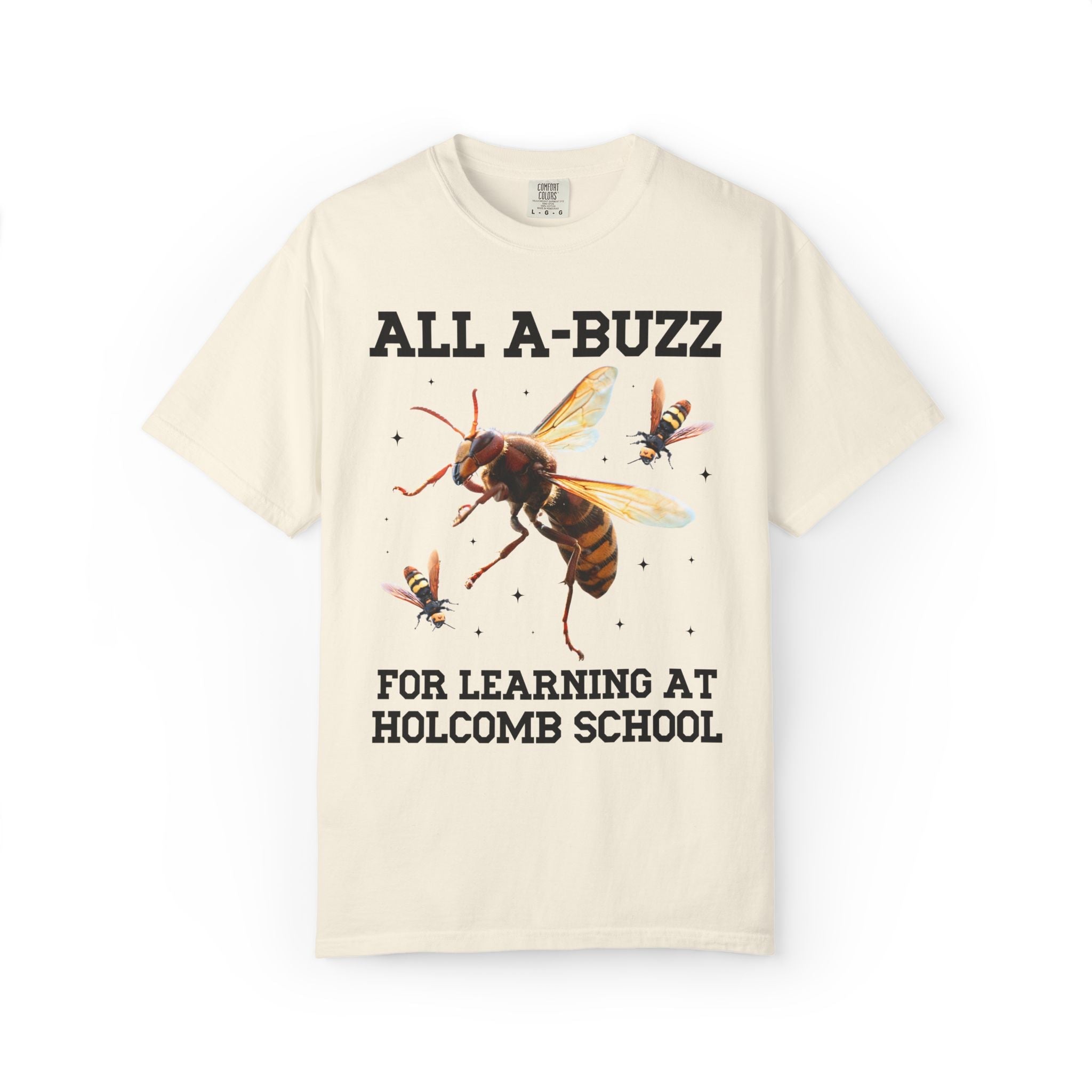 Holcomb Elementary School Tee Shirt: All A - Buzz For Learning - Opal and June