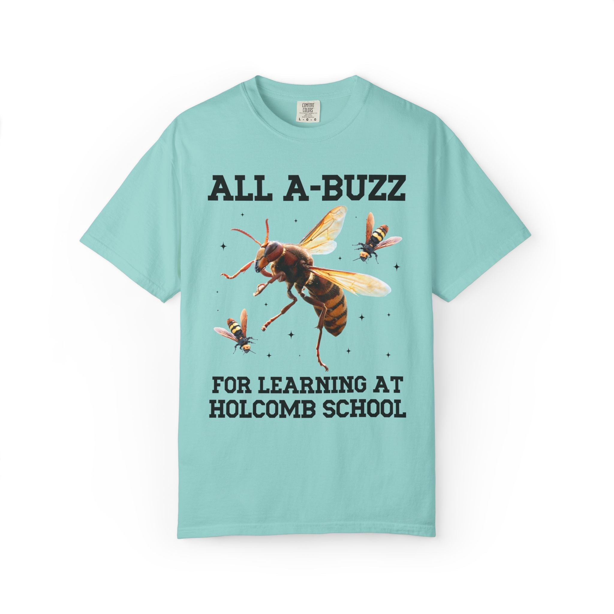 Holcomb Elementary School Tee Shirt: All A - Buzz For Learning - Opal and June