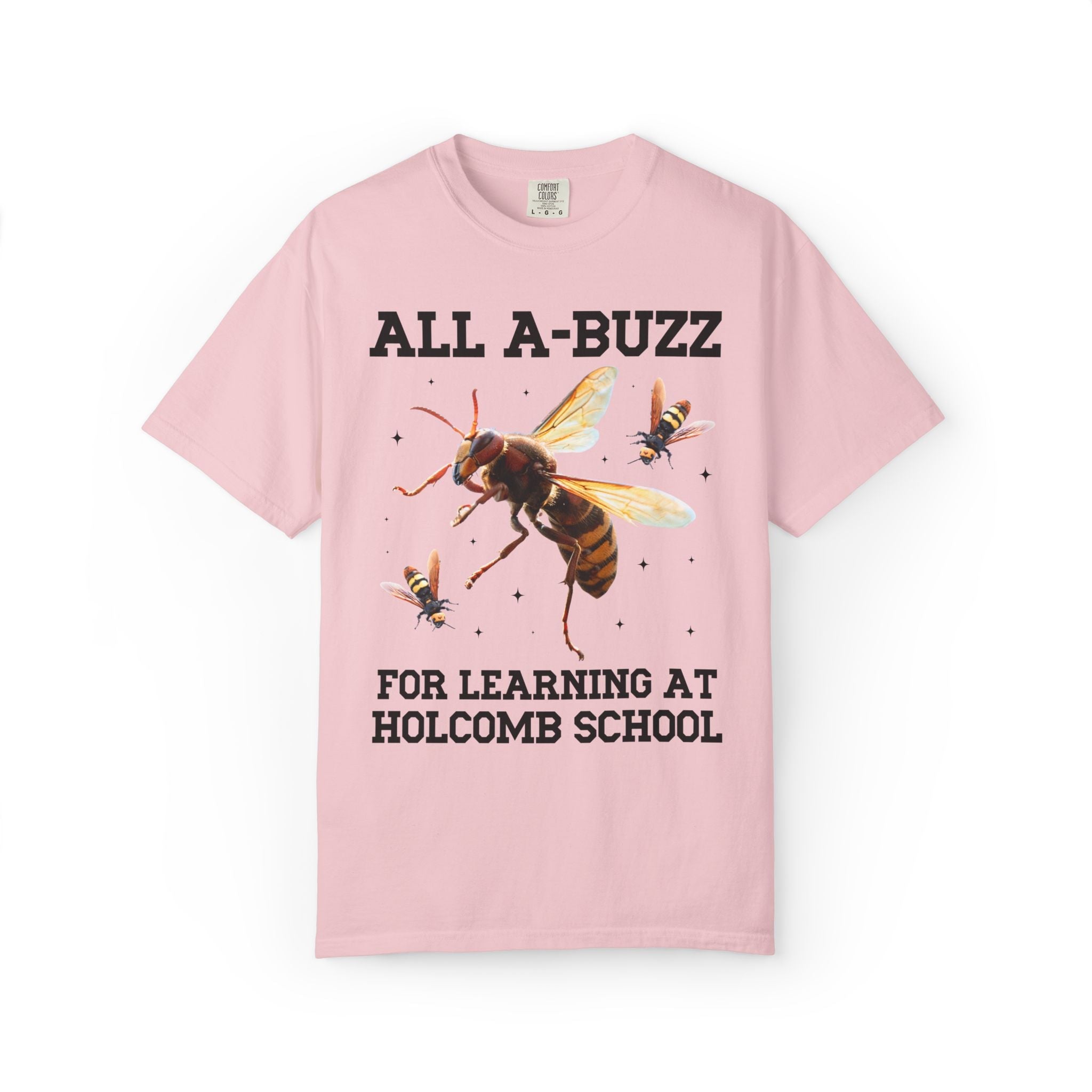 Holcomb Elementary School Tee Shirt: All A - Buzz For Learning - Opal and June