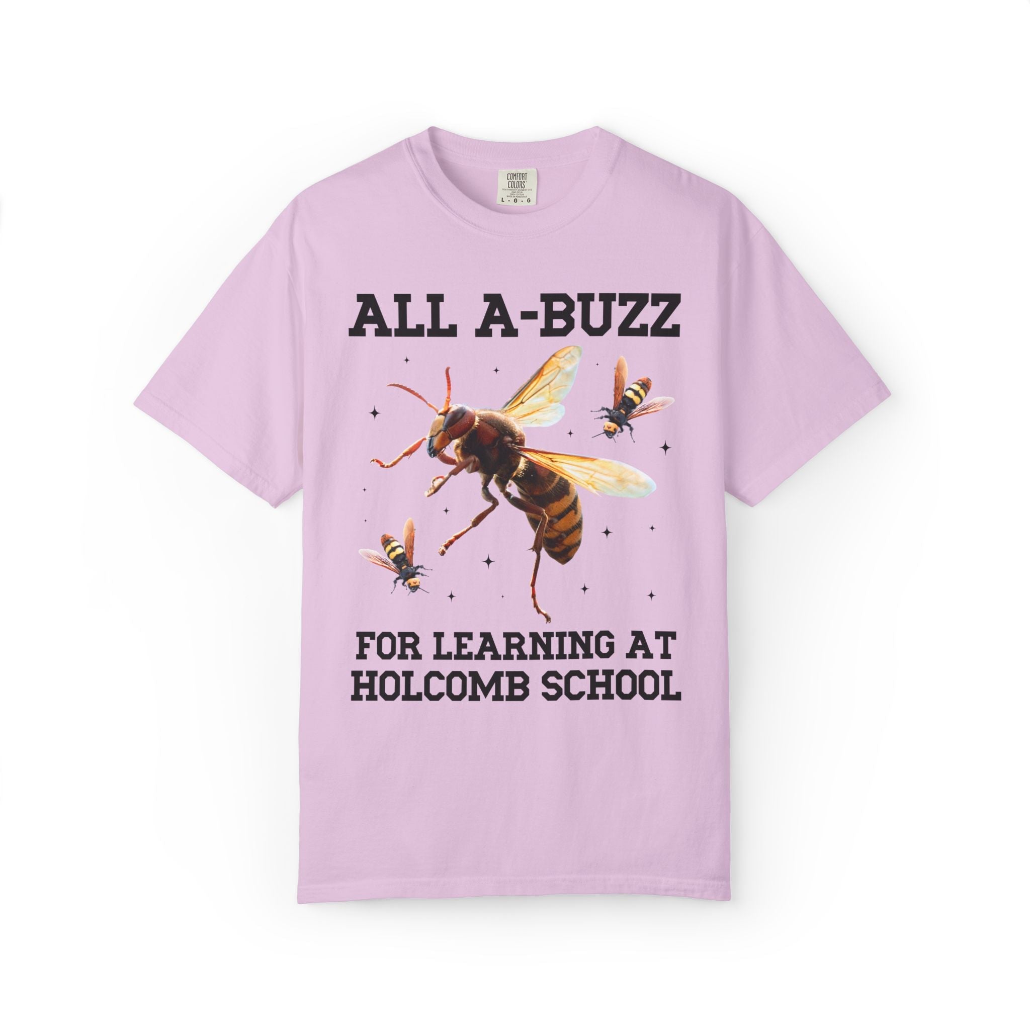 Holcomb Elementary School Tee Shirt: All A - Buzz For Learning - Opal and June