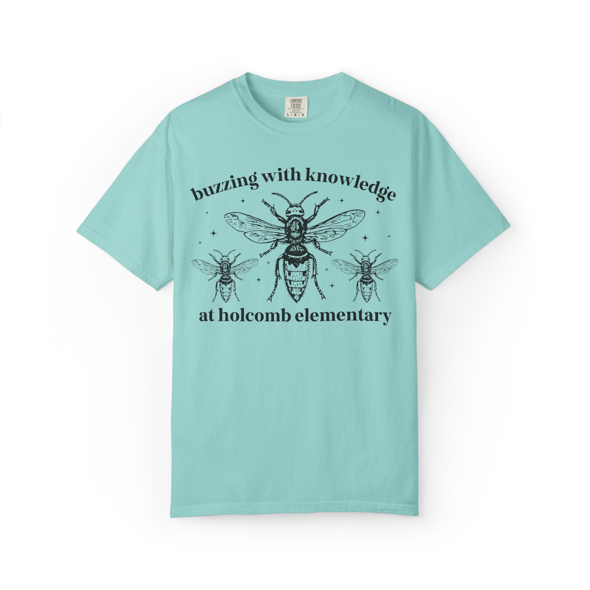 Holcomb Elementary School Tee Shirt: Buzzing with Knowledge - Opal and June