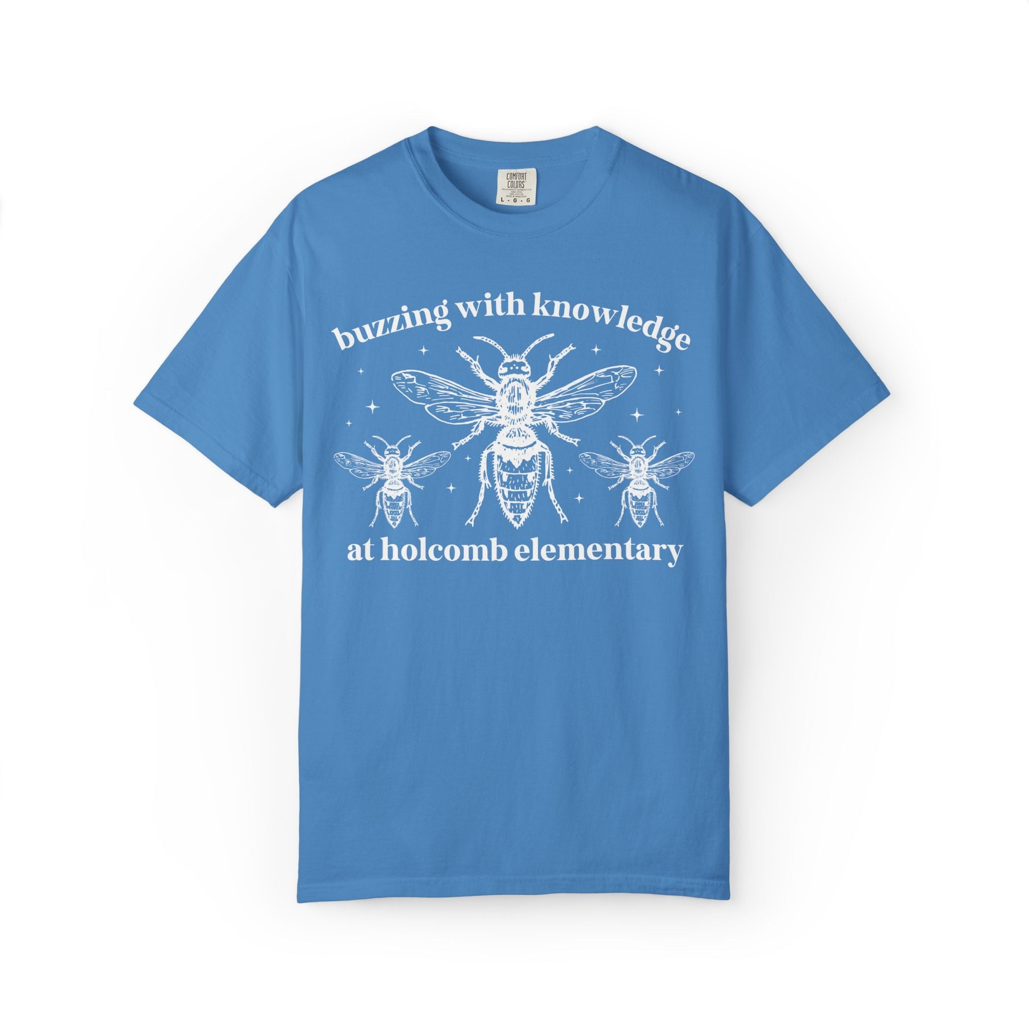 Holcomb Elementary School Tee Shirt: Buzzing with Knowledge - Opal and June