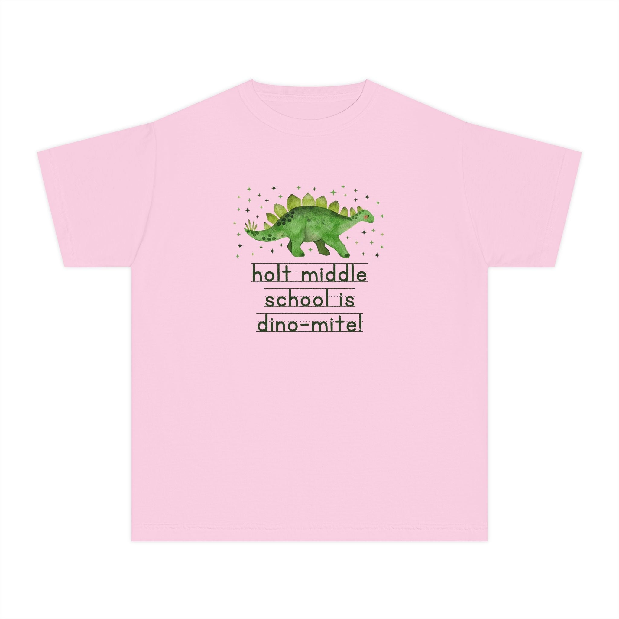 Holt Middle School is Dino - Mite Kids Tee Shirt | FPS + Opal and June Kids Tee Shirt, Fayetteville Public Schools - Opal and June