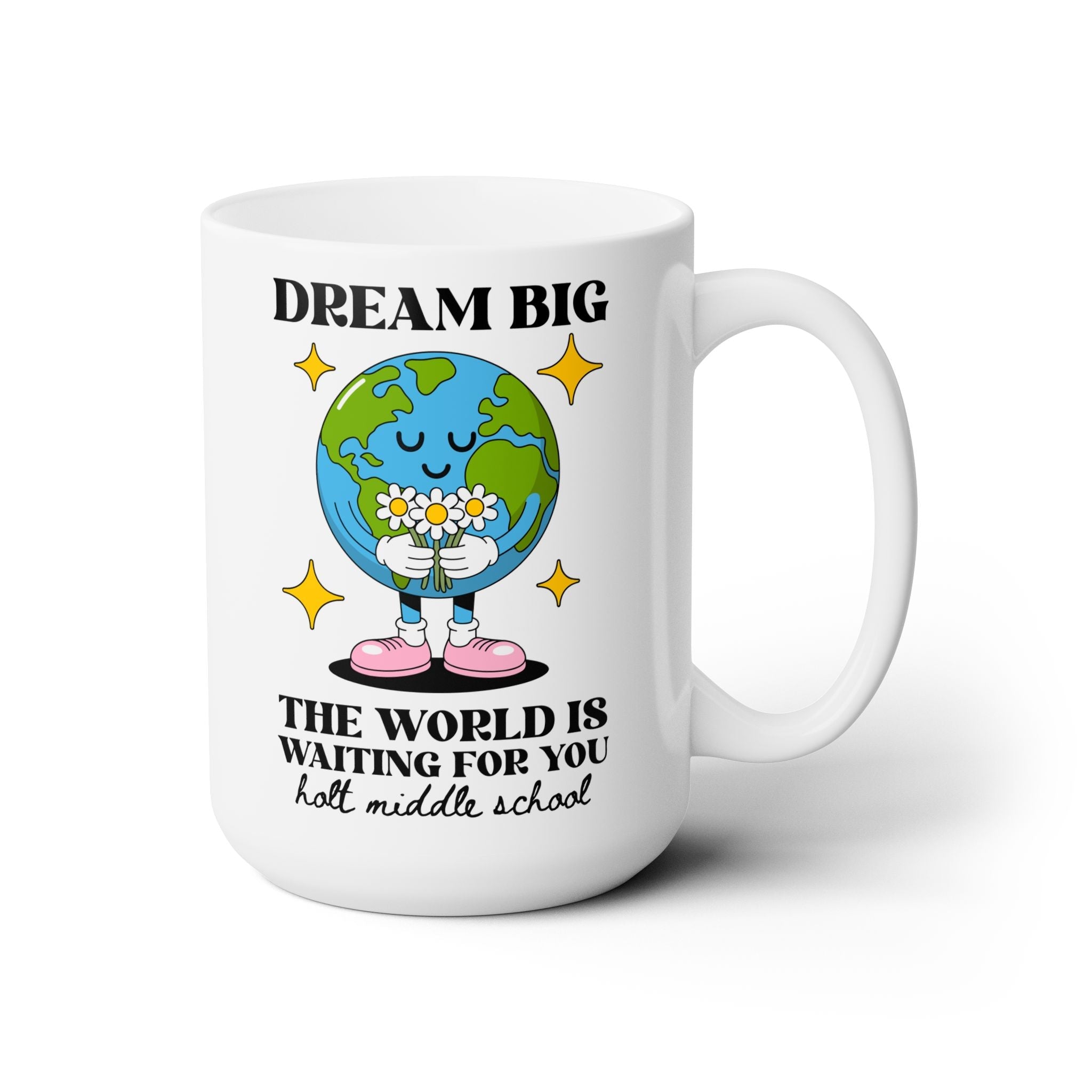 Holt Middle School The World is Waiting for You | FPS + Opal and June Coffee Mug, Fayetteville Public Schools - Opal and June