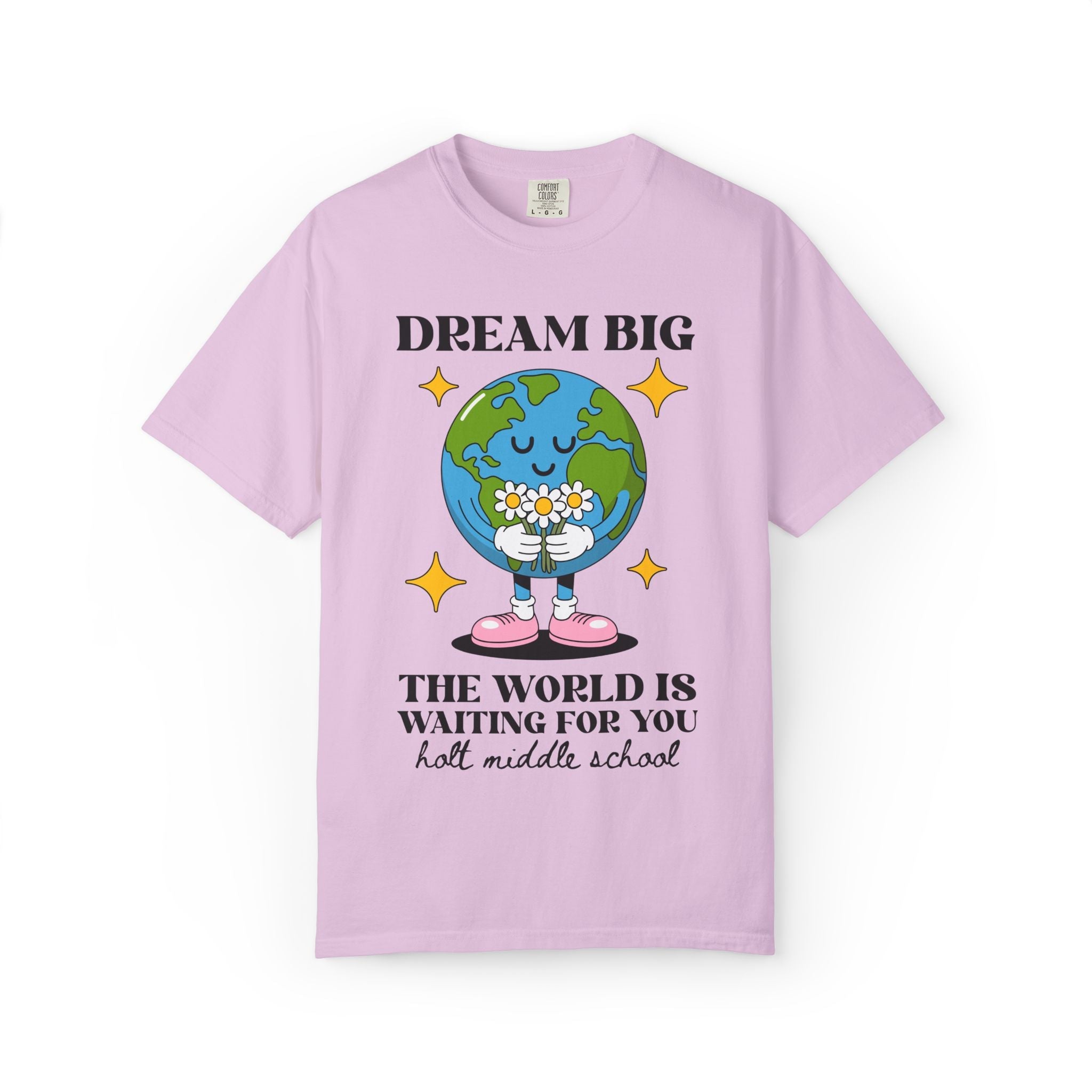 Holt Middle School The World is Waiting for You | FPS + Opal and June T-Shirt, Fayetteville Public Schools - Opal and June