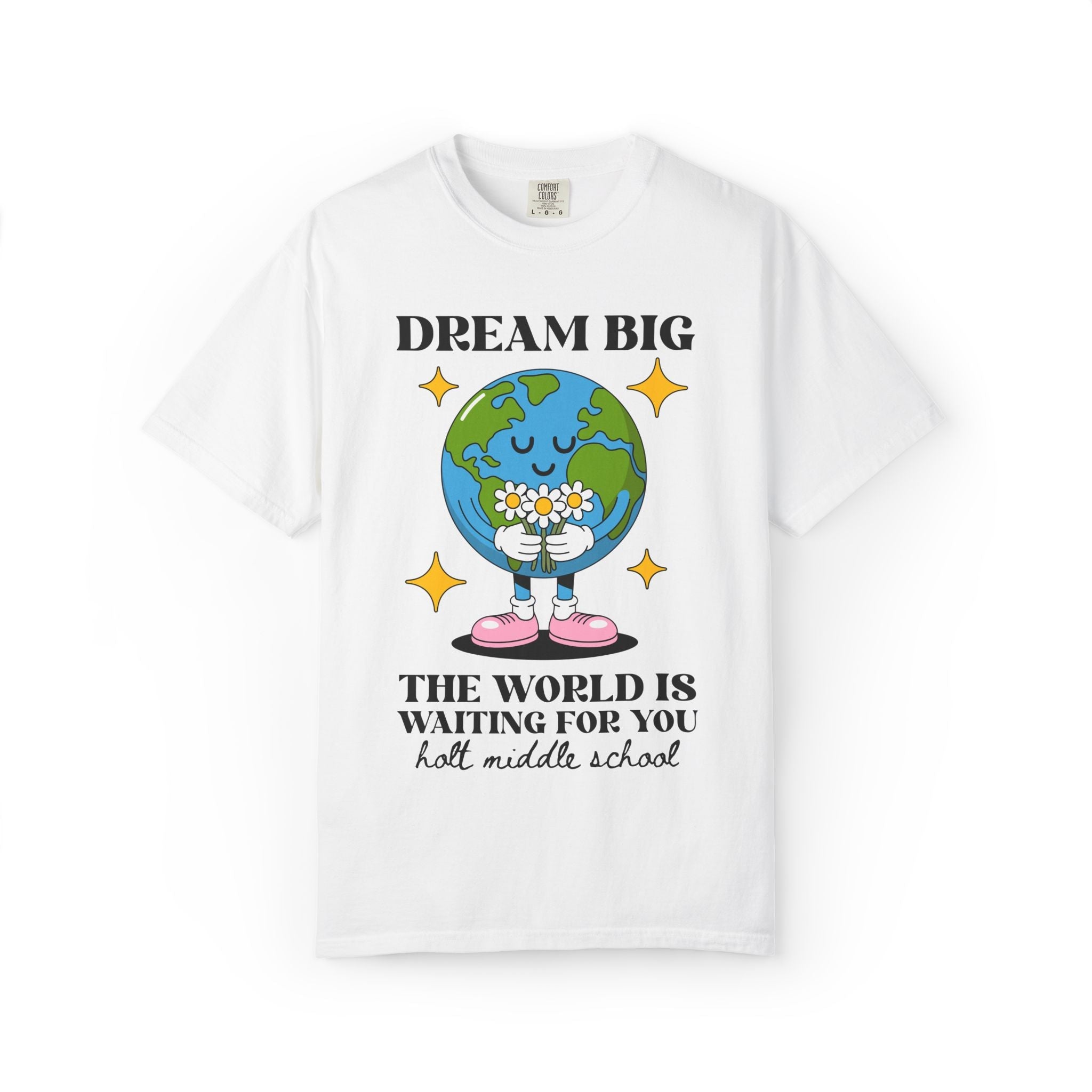 Holt Middle School The World is Waiting for You | FPS + Opal and June T-Shirt, Fayetteville Public Schools - Opal and June