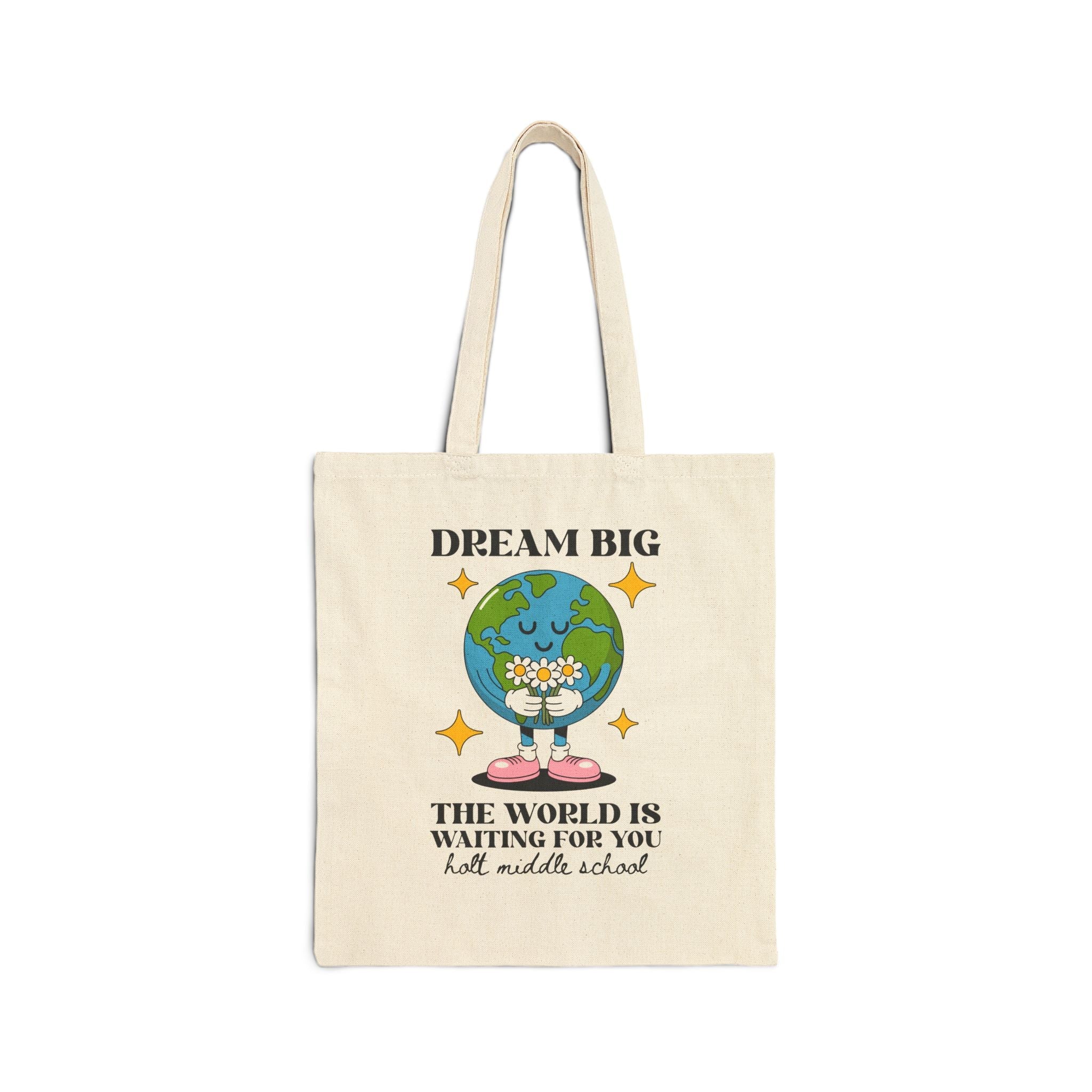 Holt Middle School The World is Waiting for You | FPS + Opal and June Tote Bag, Fayetteville Public Schools - Opal and June