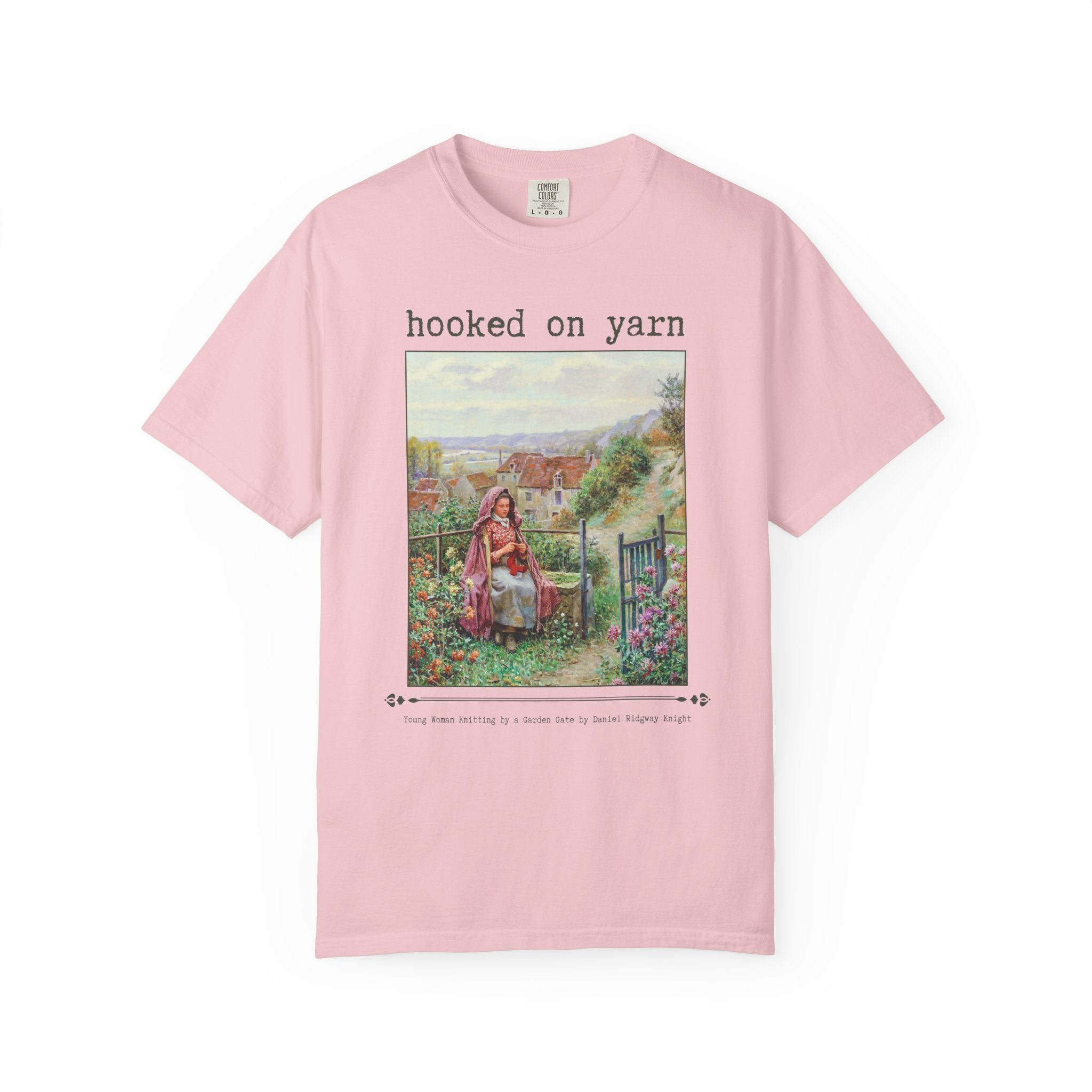 Hooked on Yarn Floral Art History Tee - Opal and June