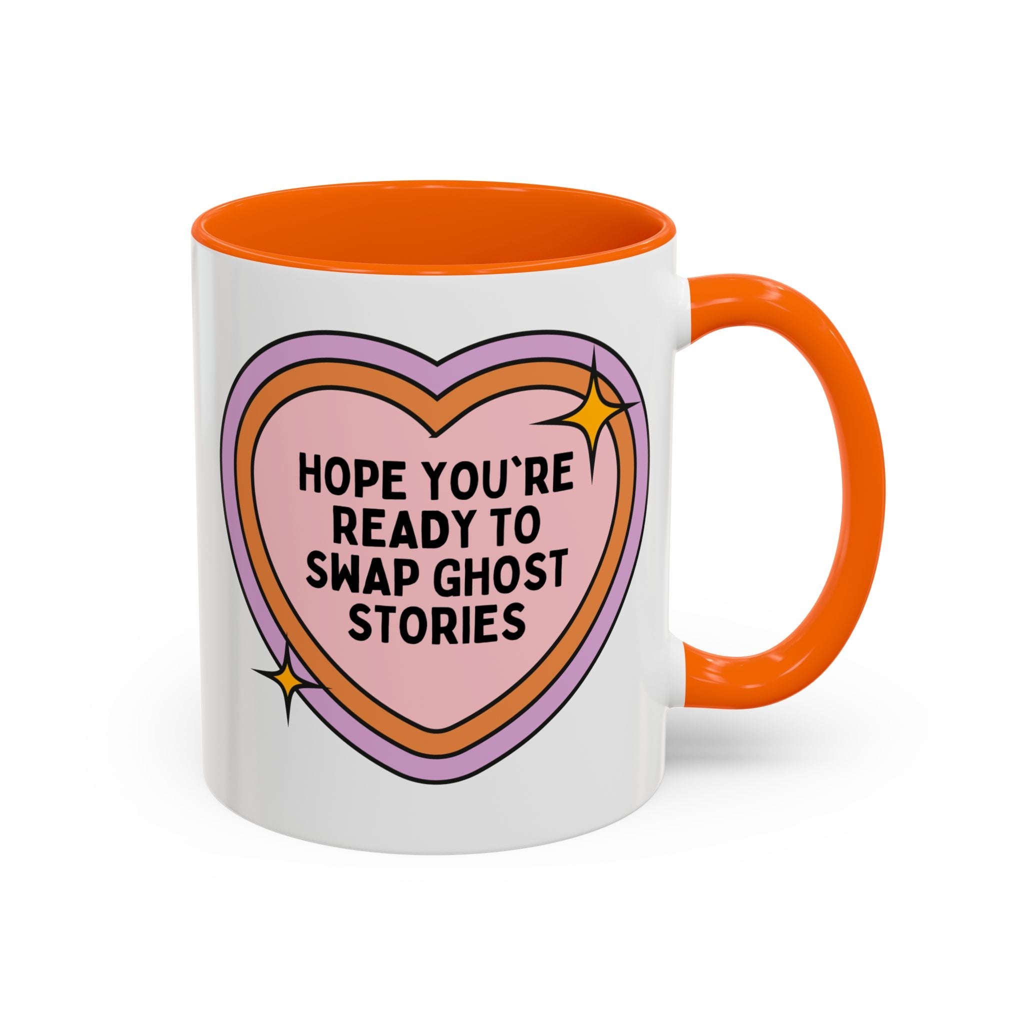 Hope You're Ready to Swap Ghost Stories Coffee Mug: Cute Spooky History 11 Oz Coffee Mug for Friend Who Loves Ghosts - Opal and June