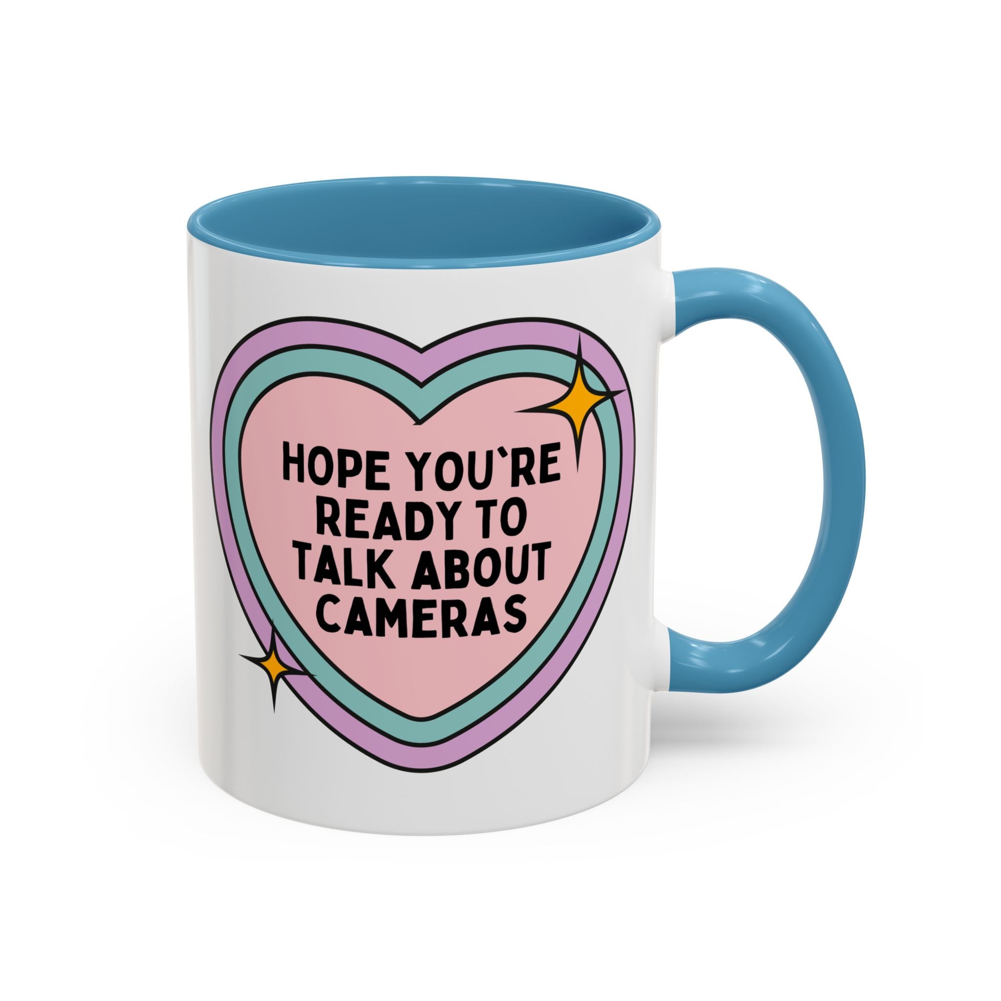 Hope You're Ready to Talk About Cameras Coffee Mug for Photographer, Wedding Photographer or Family Photographer Thank You Gift, Photography Teacher Gift - Opal and June