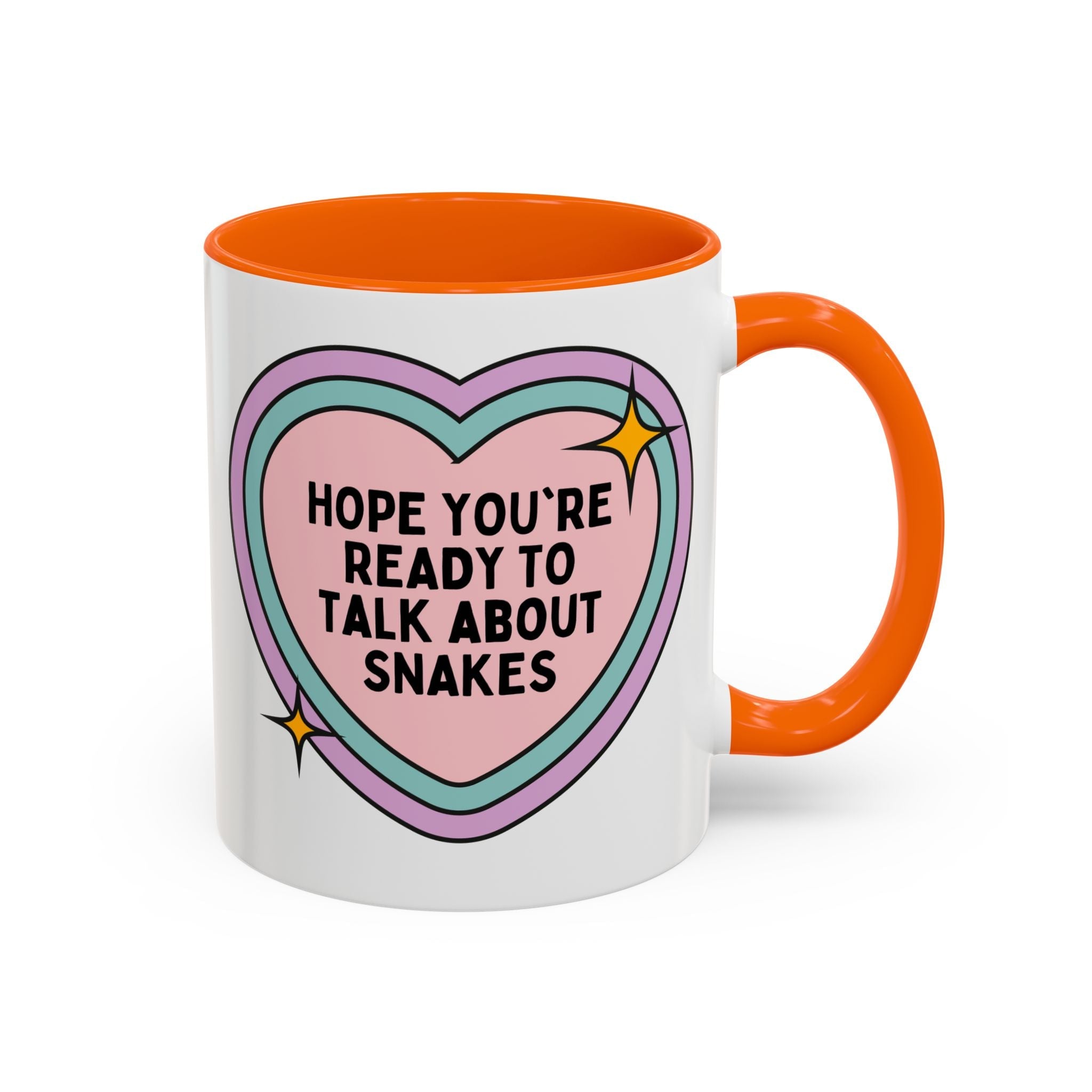 Hope You're Ready to Talk About Snakes Coffee Mug: Funny Snake Lover Gift, Herpetologist Science Teacher Gift, Reptile Zoologist Mug for Animal Lover, Middle School Science Teacher - Opal and June