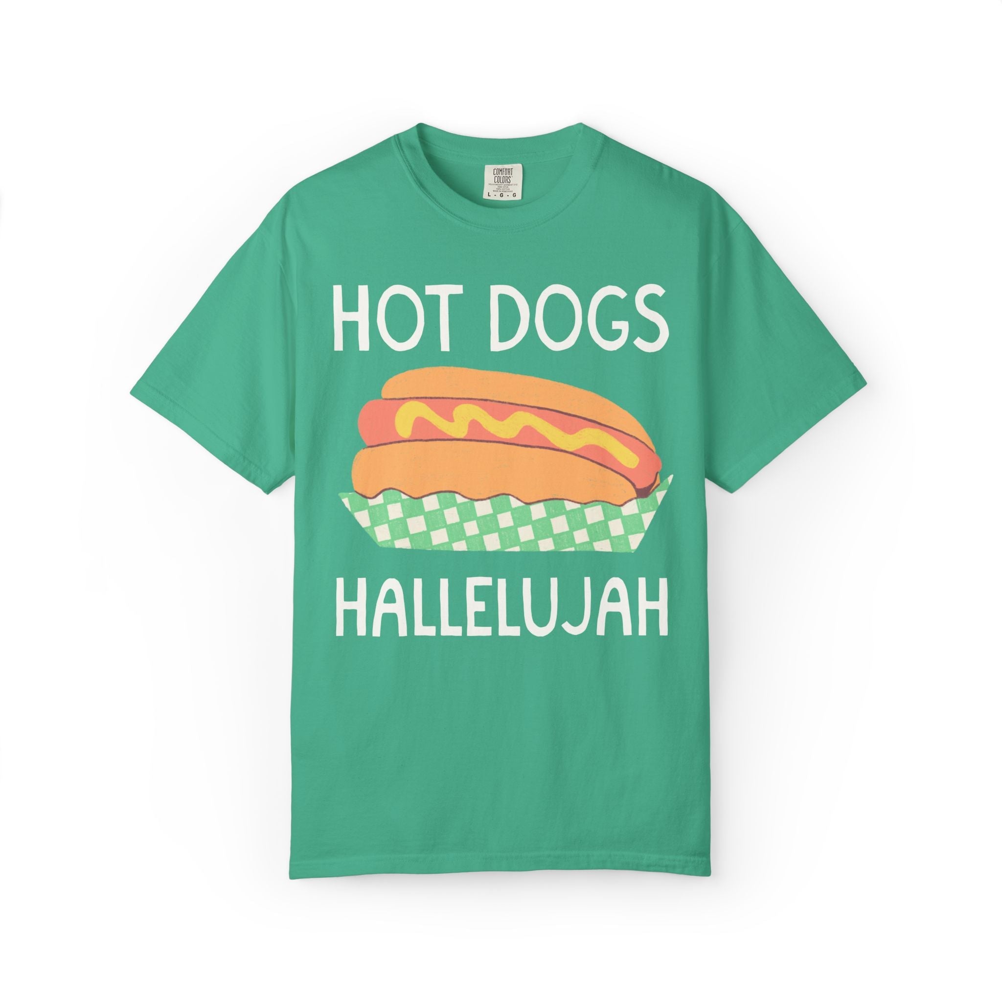 Hot Dog Lover Tee Shirt for Dad or Friend Who Loves Hot Dogs, Silly Baseball Parent T-Shirt for Baseball Game, Funny Foodie Food Lover Tee - Opal and June