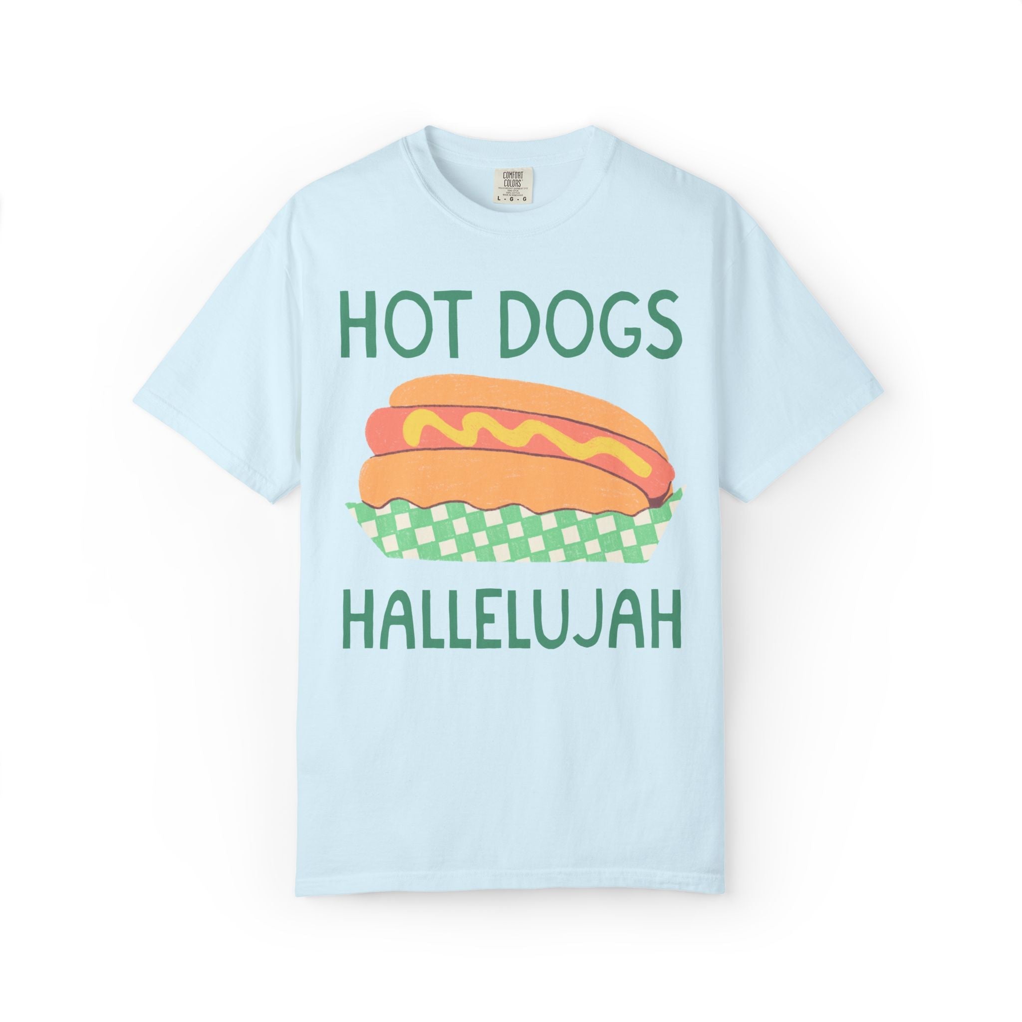 Hot Dog Lover Tee Shirt for Dad or Friend Who Loves Hot Dogs, Silly Baseball Parent T-Shirt for Baseball Game, Funny Foodie Food Lover Tee - Opal and June