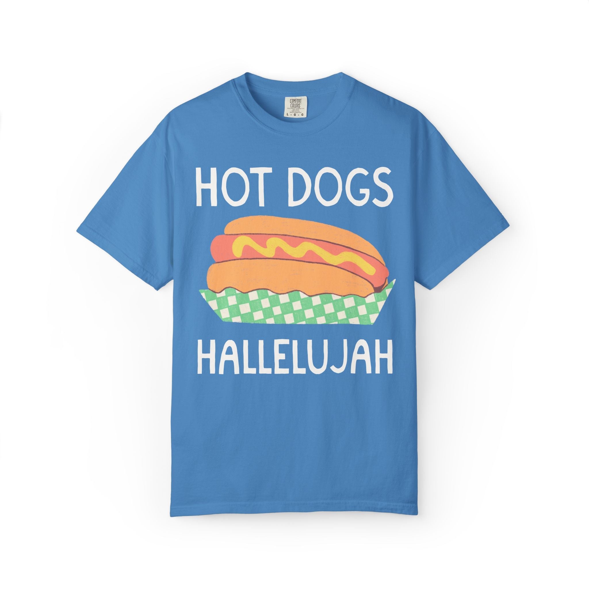 Hot Dog Lover Tee Shirt for Dad or Friend Who Loves Hot Dogs, Silly Baseball Parent T-Shirt for Baseball Game, Funny Foodie Food Lover Tee - Opal and June