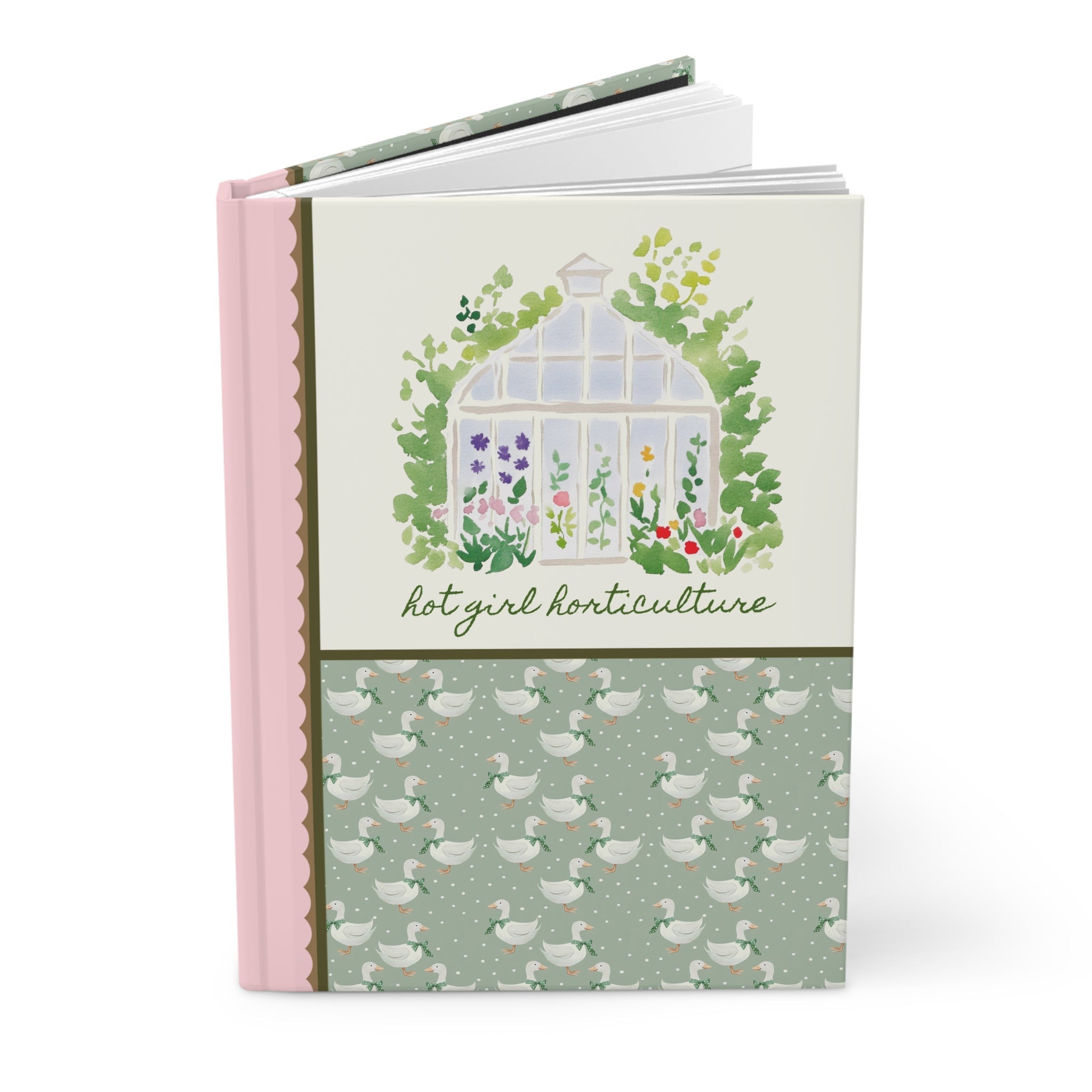 Hot Girl Horticulture Gardening Notebook - Opal and June