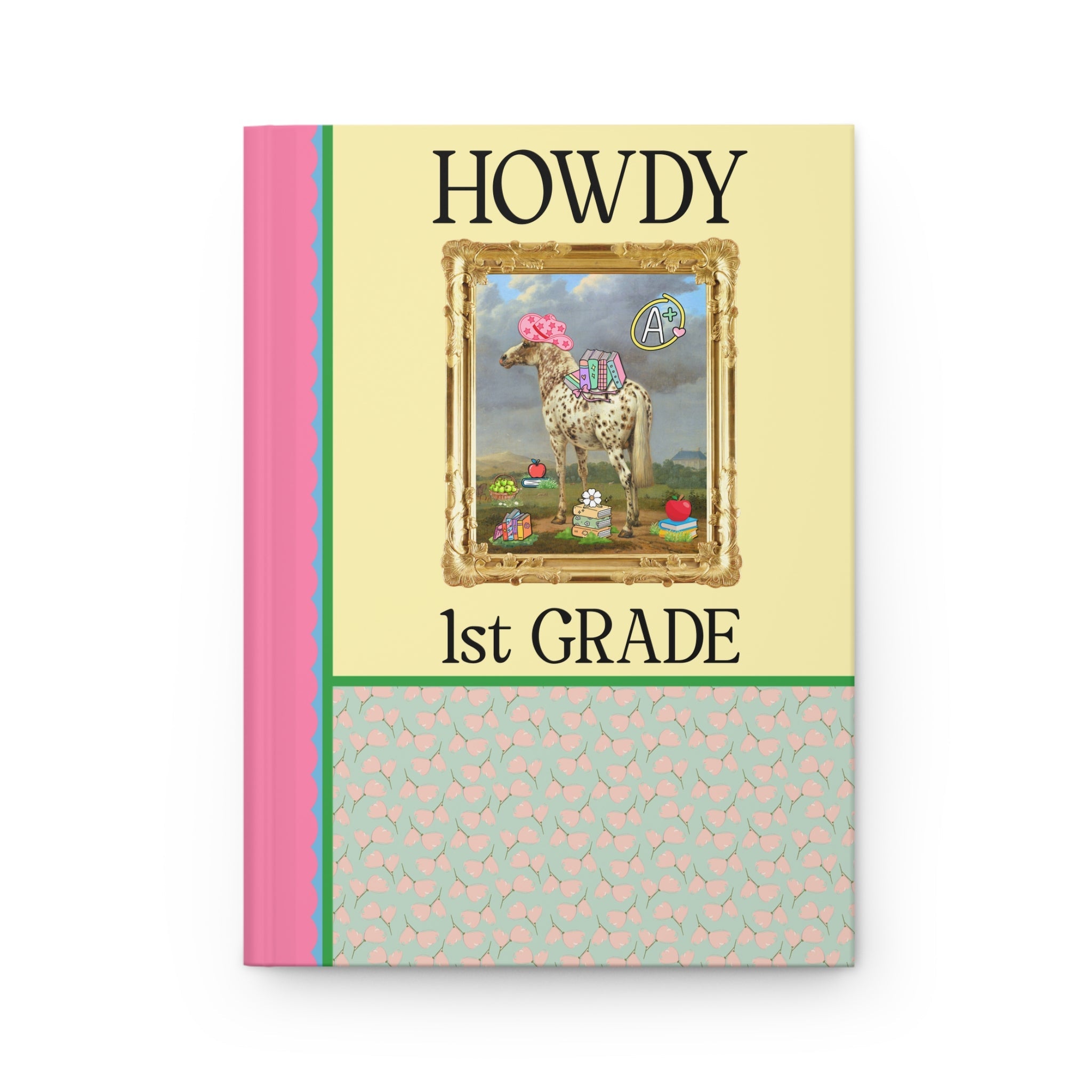 Howdy First Grade Teacher Notebook with Famous Painting - Opal and June