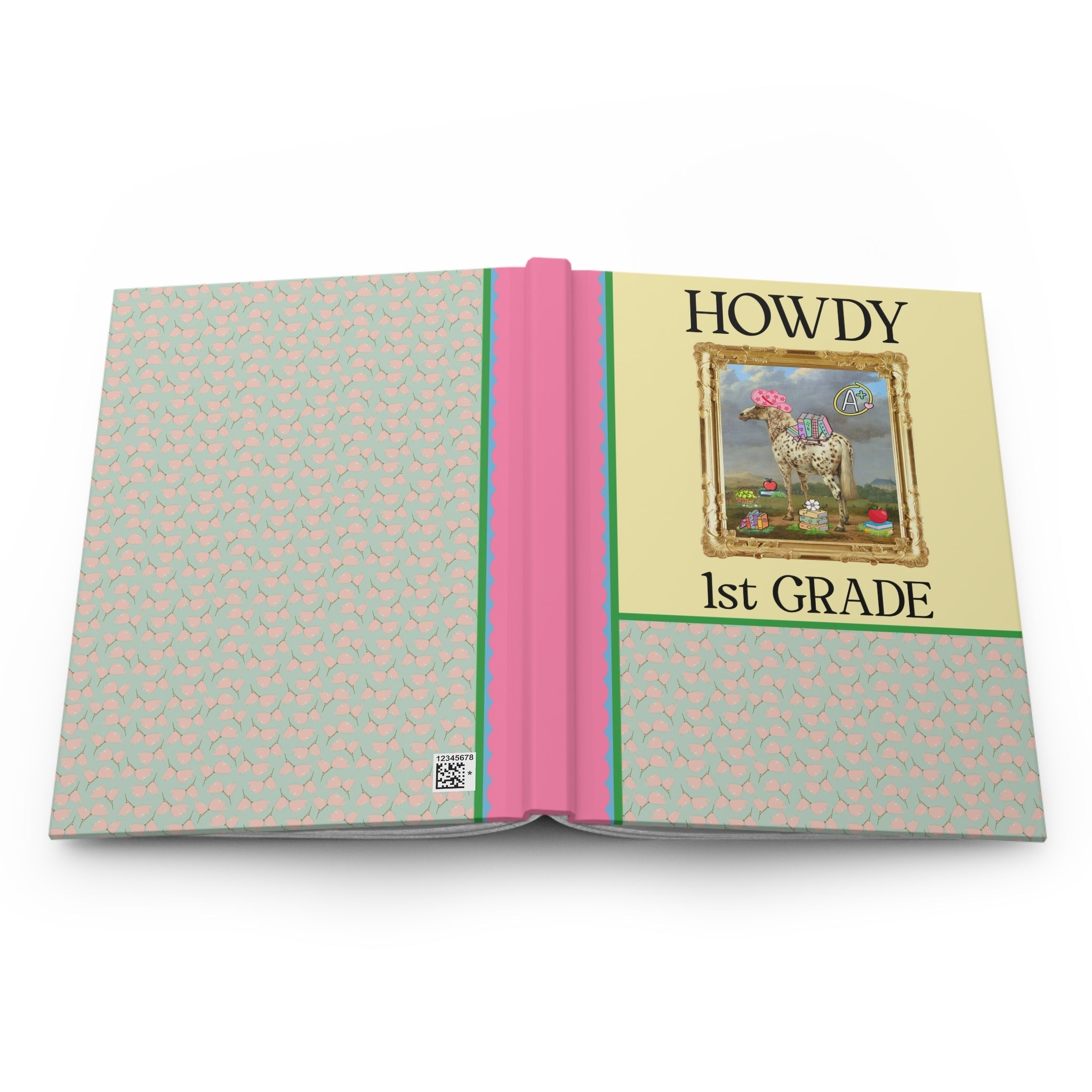 Howdy First Grade Teacher Notebook with Famous Painting - Opal and June