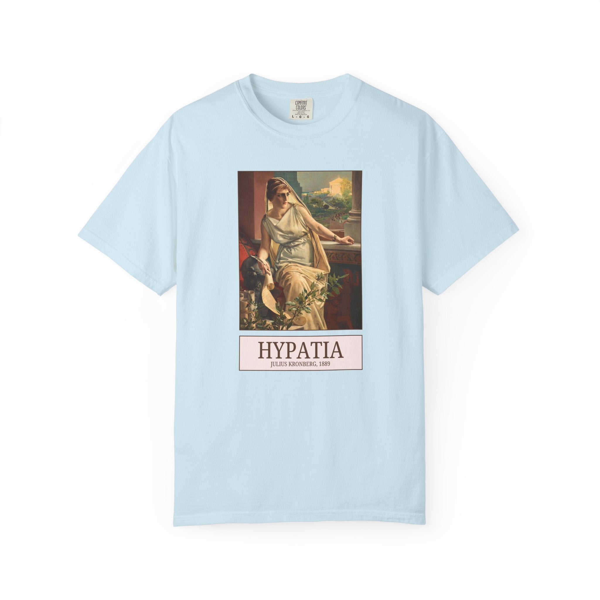 Hypatia of Alexandria by Julius Kronberg: Colorful Art History T-Shirt for Historian Who Loves Classic and Egyptian History, Women's History - Opal and June