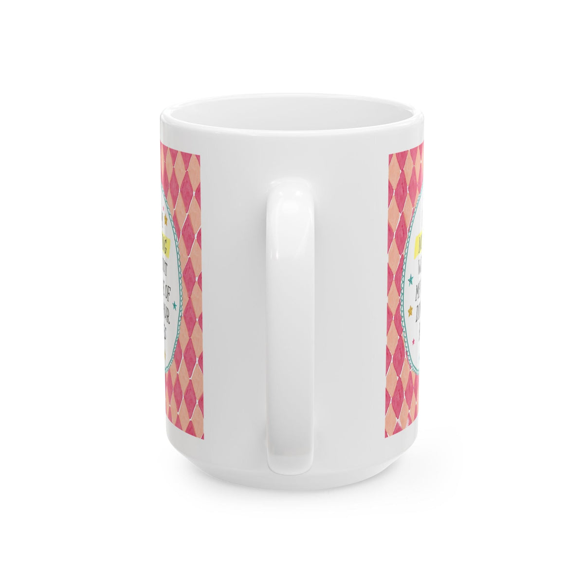 I Am Nothing Without My Love of Dinosaur Bones 15 Oz Coffee Mug for Coffee Lover, Colorful Paleontologist Gift for Dinosaur Lover - Opal and June