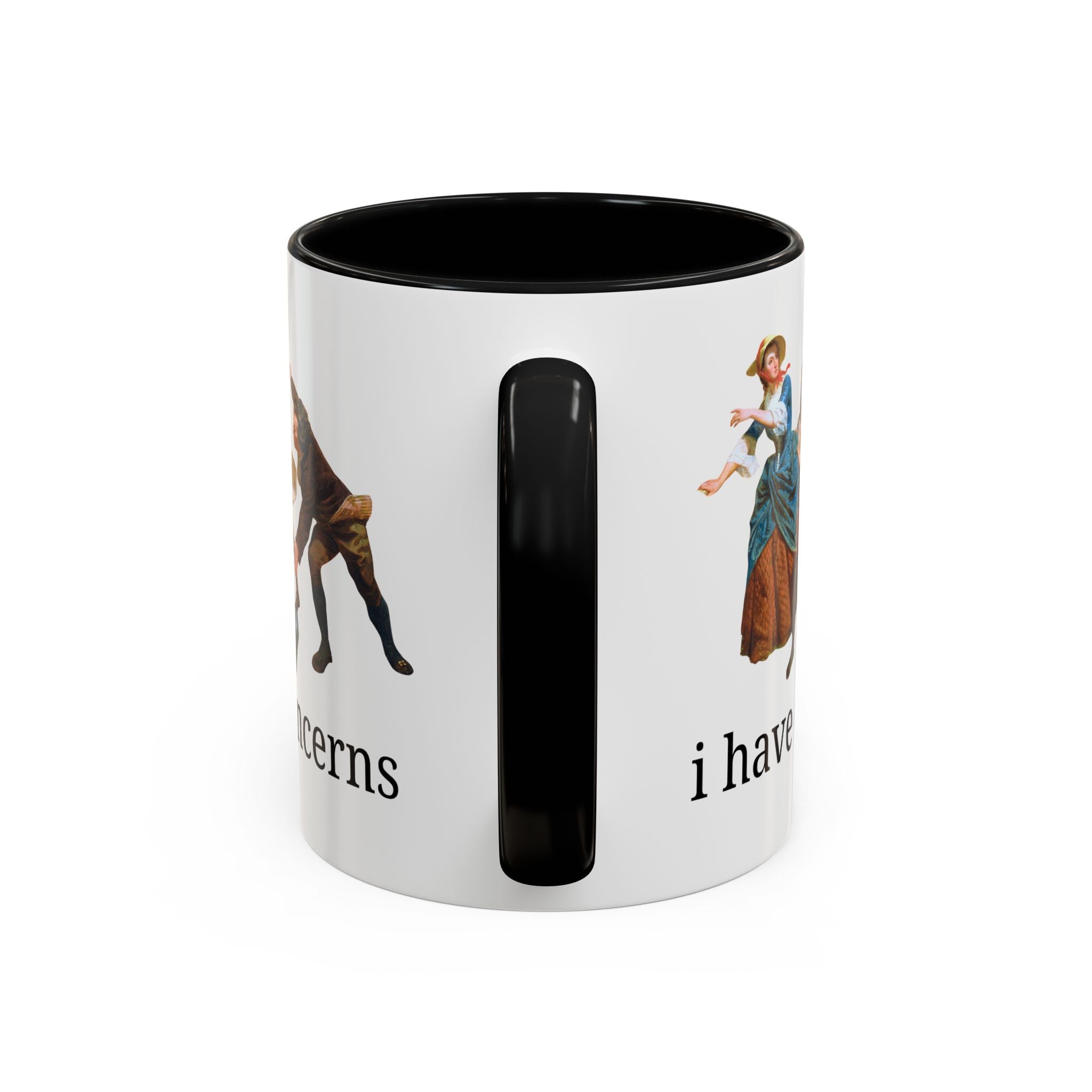 I Have Concerns Art History Coffee Mug: Mrs. Schuyler Burning Her Wheat Fields - Opal and June