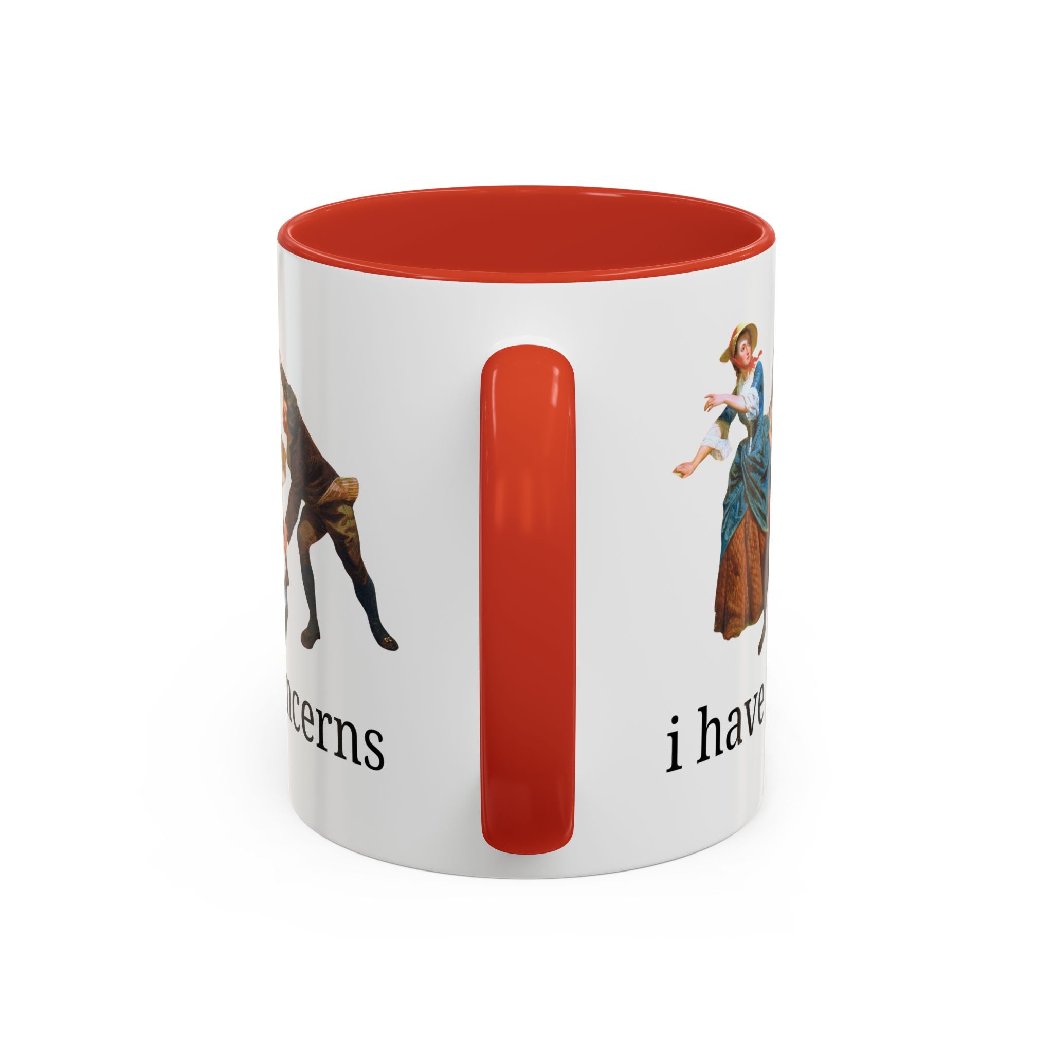 I Have Concerns Art History Coffee Mug: Mrs. Schuyler Burning Her Wheat Fields - Opal and June