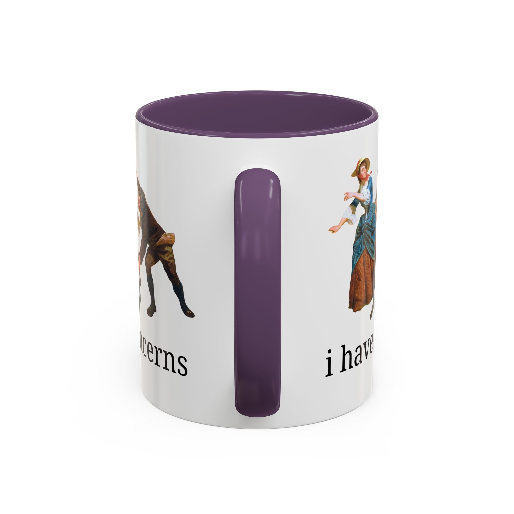 I Have Concerns Art History Coffee Mug: Mrs. Schuyler Burning Her Wheat Fields - Opal and June
