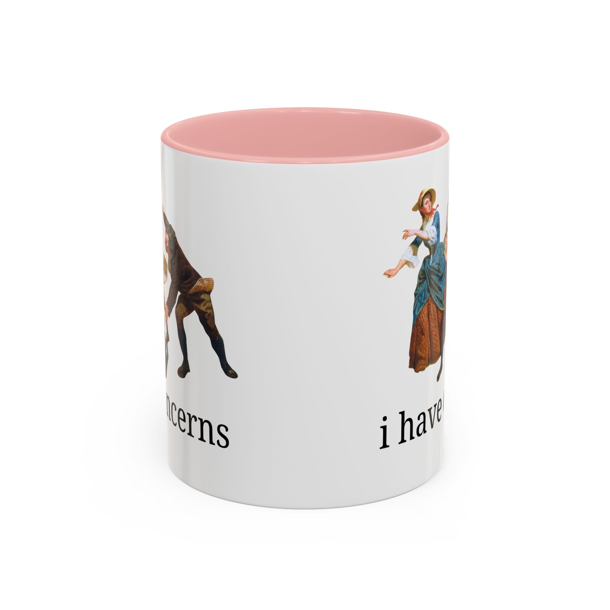 I Have Concerns Art History Coffee Mug: Mrs. Schuyler Burning Her Wheat Fields - Opal and June