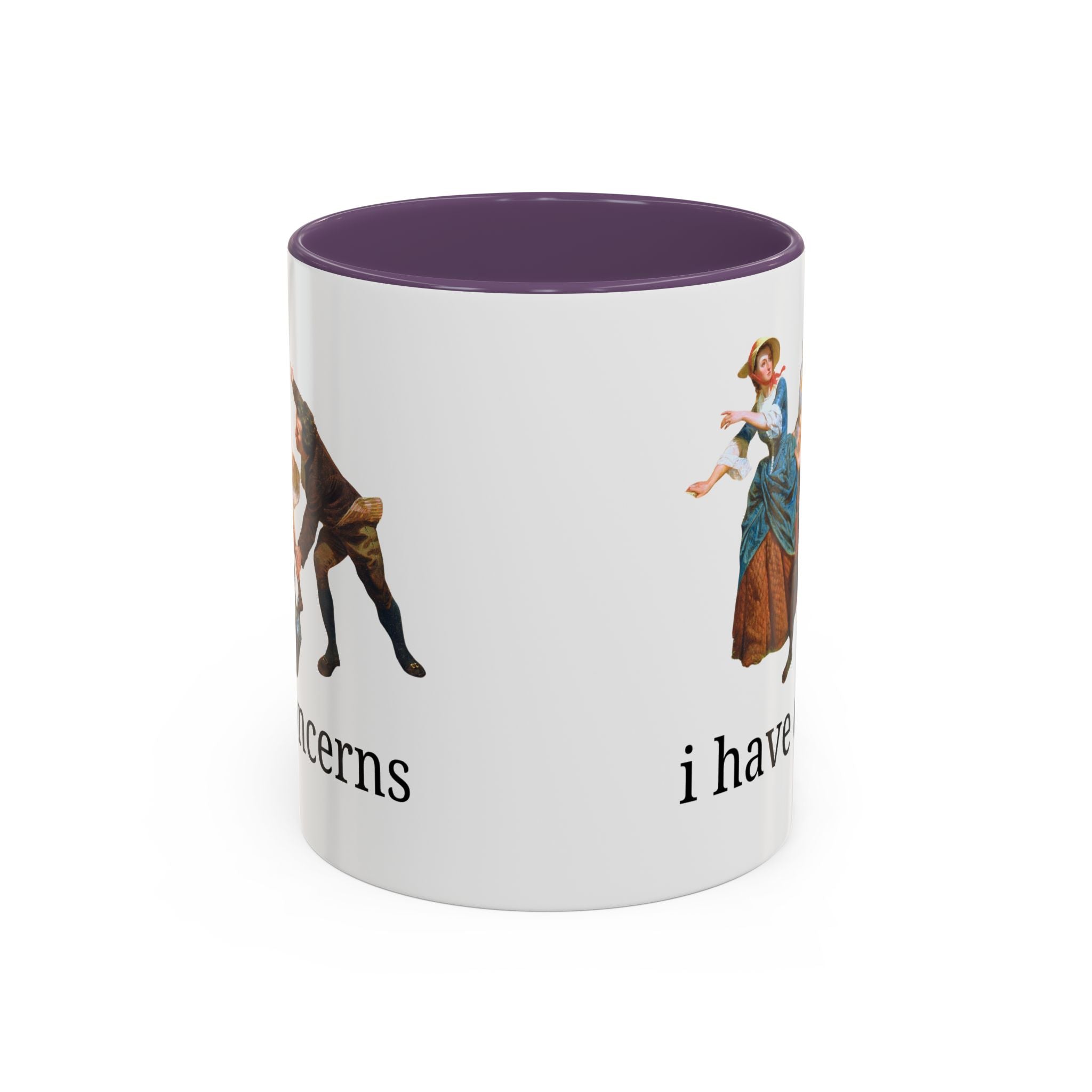 I Have Concerns Art History Coffee Mug: Mrs. Schuyler Burning Her Wheat Fields - Opal and June