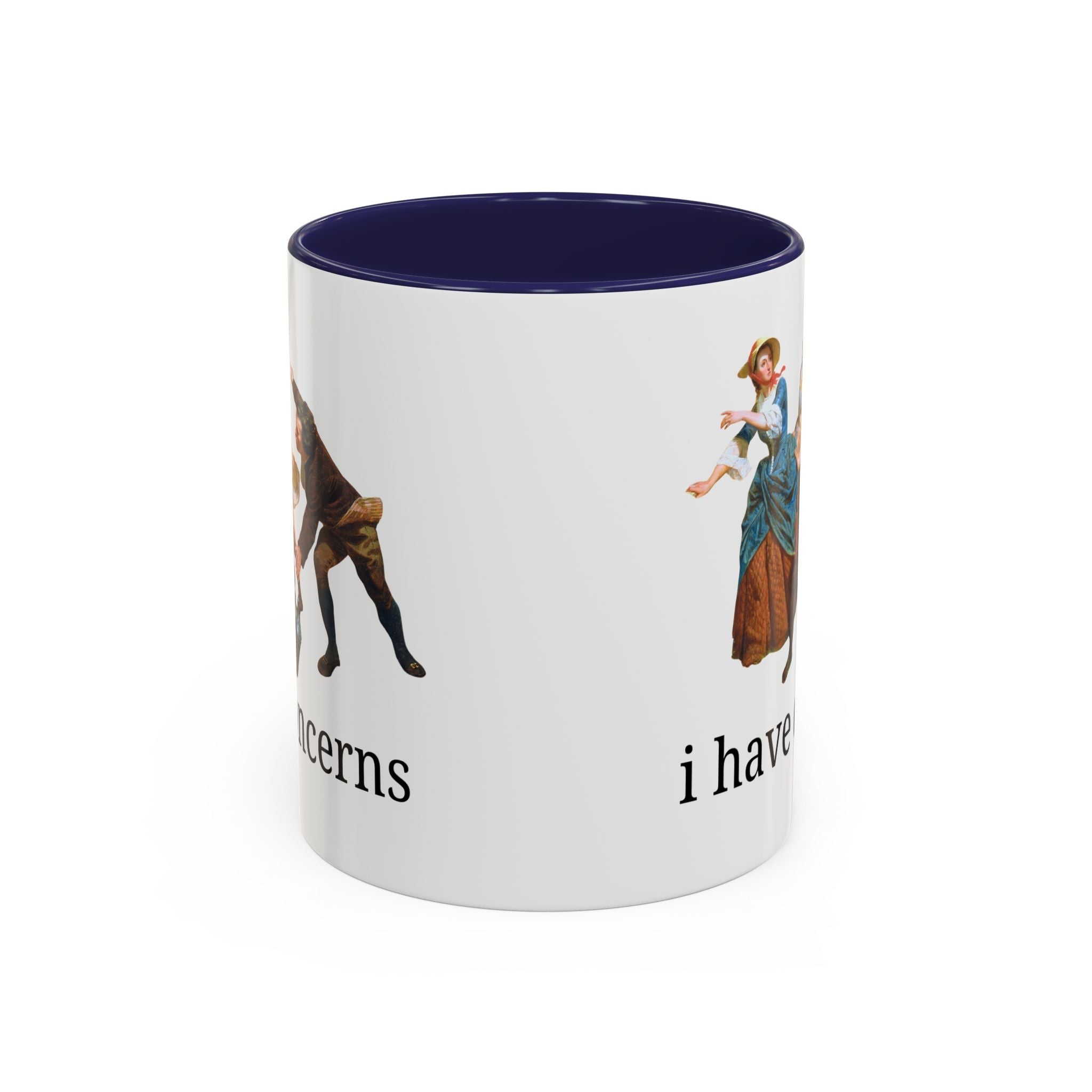 I Have Concerns Art History Coffee Mug: Mrs. Schuyler Burning Her Wheat Fields - Opal and June